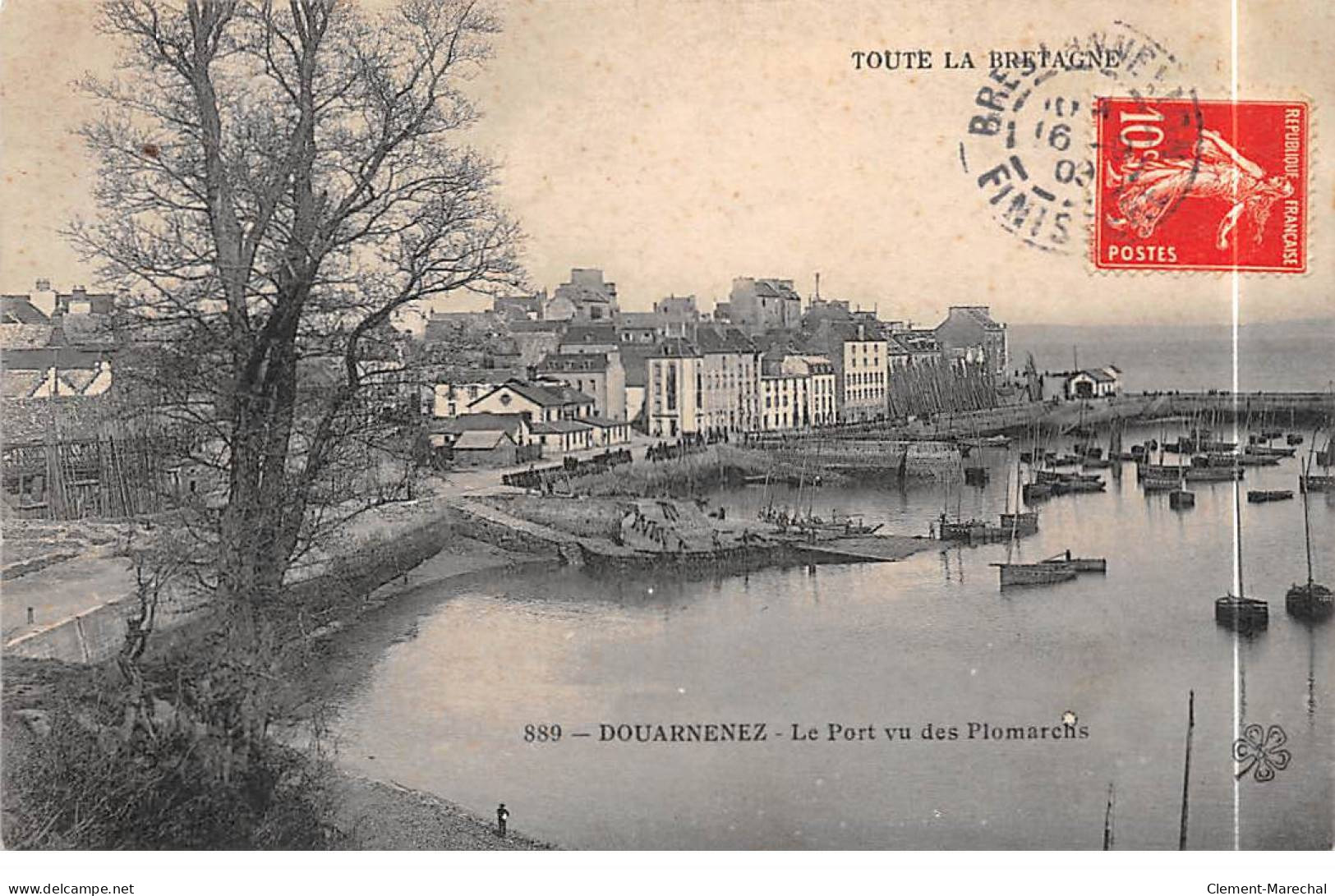 DOUARNENEZ - Le Port Vu Des Plomarchs - Très Bon état - Douarnenez