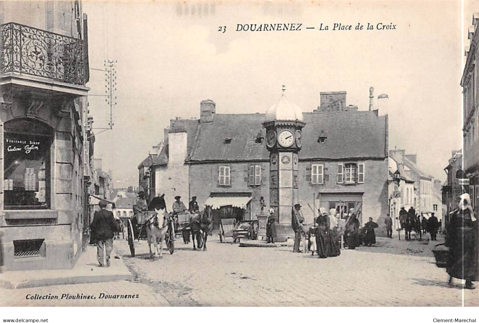 DOUARNENEZ - La Place De La Croix - Très Bon état - Douarnenez