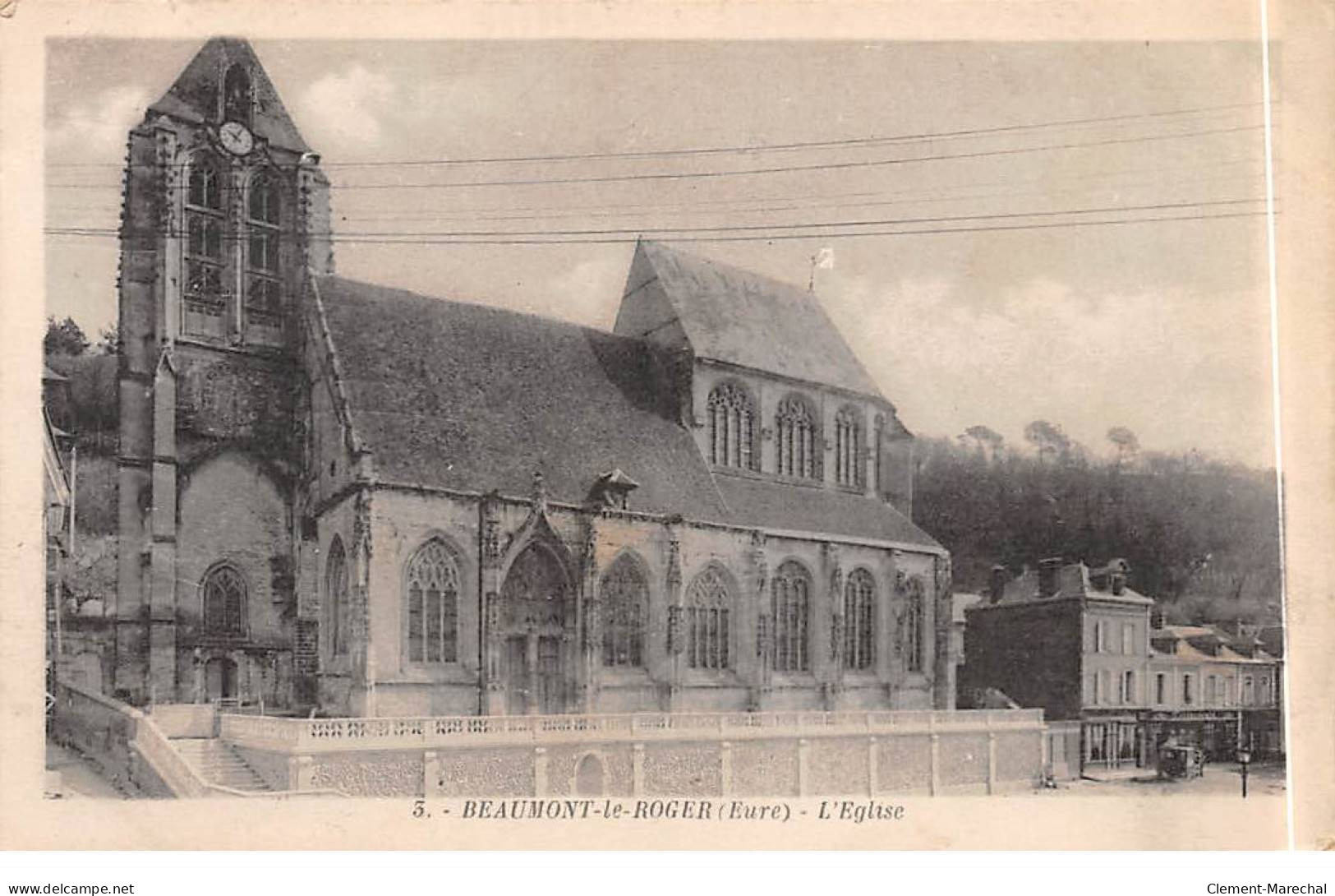 BEAUMONT LE ROGER - L'Eglise - Très Bon état - Beaumont-le-Roger