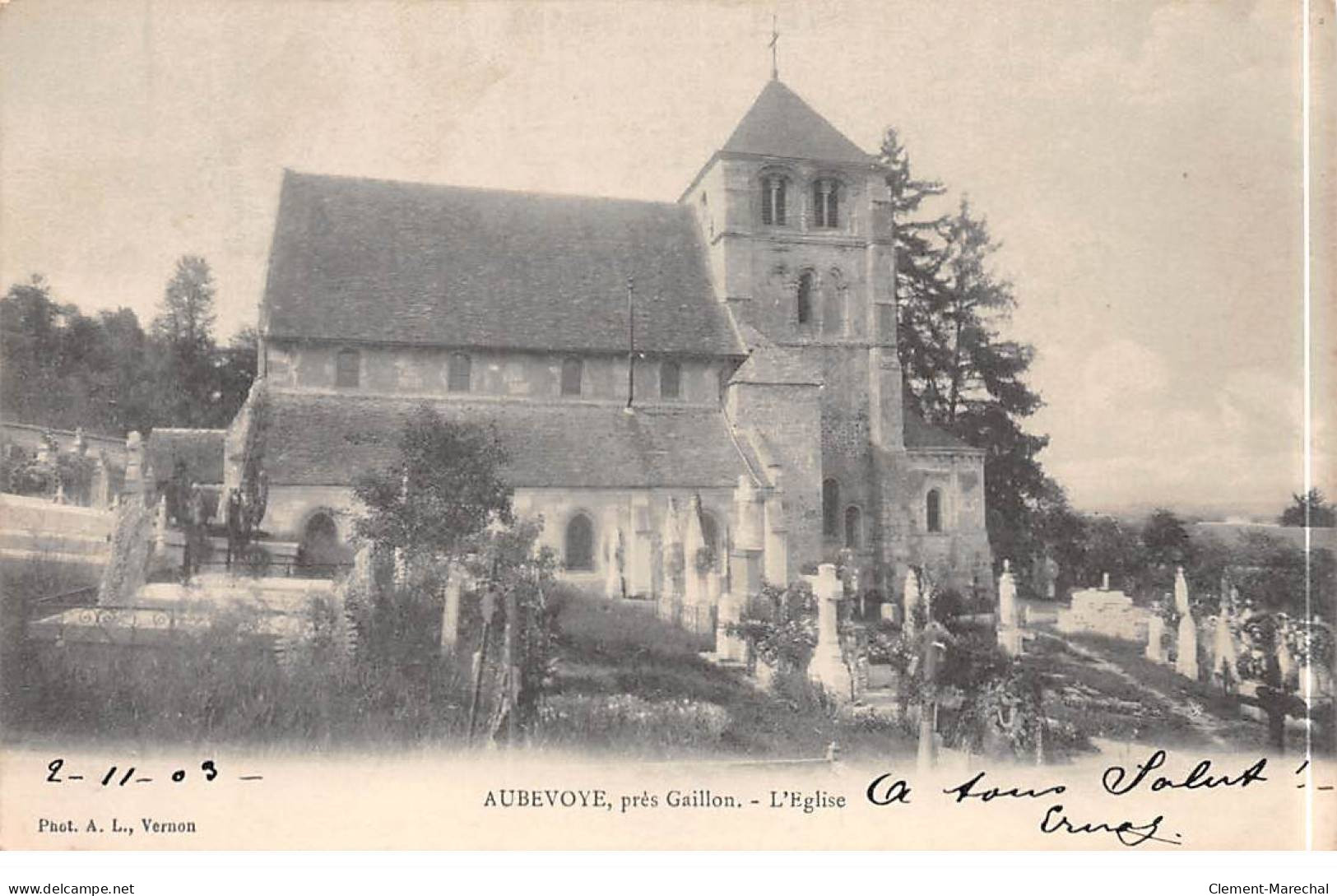 AUBEVOYE - L'Eglise - Très Bon état - Aubevoye