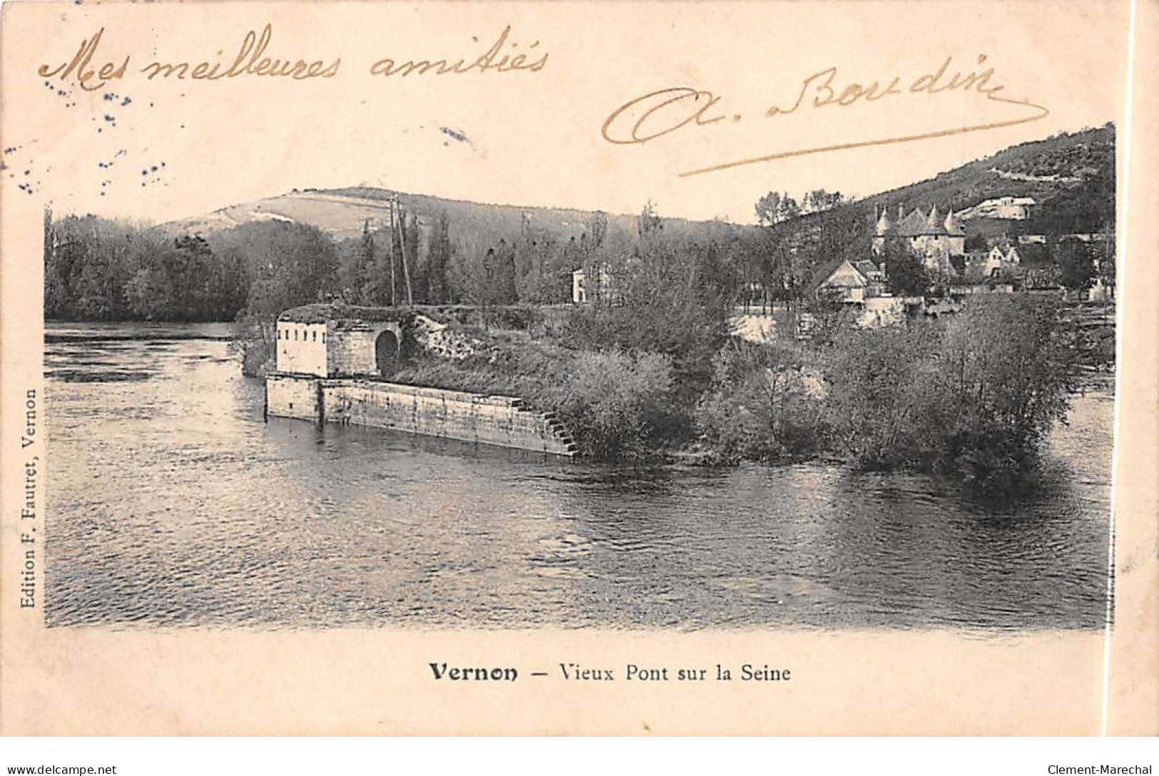 VERNON - Vieux Pont Sur La Seine - Très Bon état - Vernon