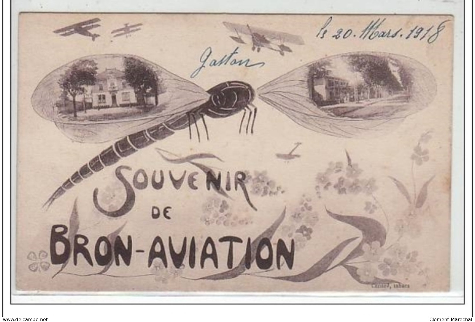 Souvenir De BRON AVIATION - Très Bon état - Bron