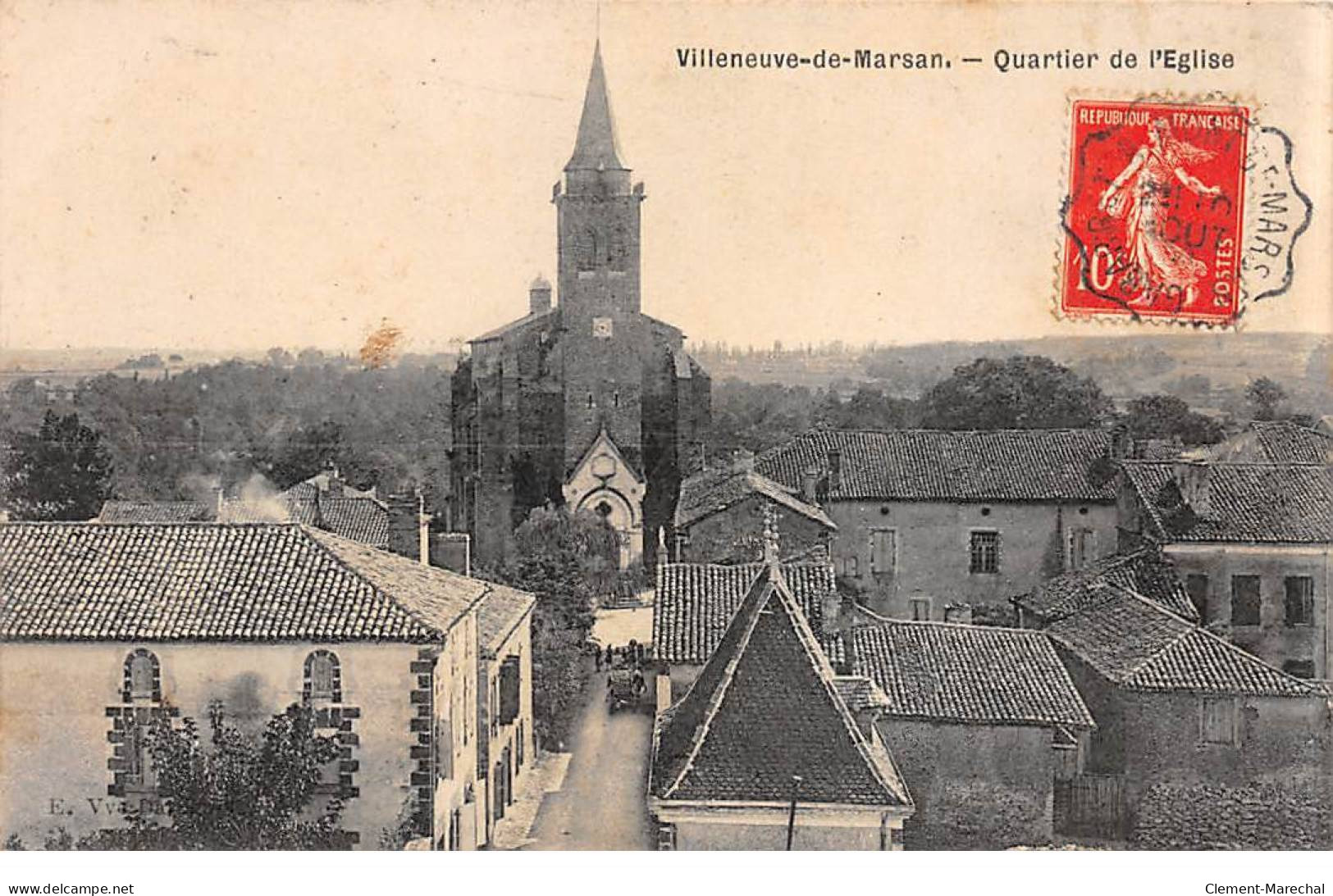 VILLENEUVE DE MARSAN - Quartier De L'Eglise - Très Bon état - Villeneuve De Marsan