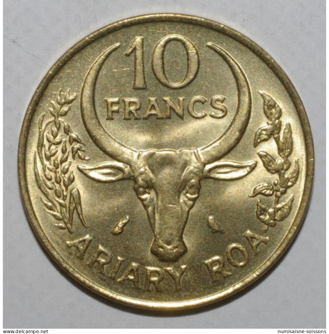 MADAGASCAR - KM 11 - 10 FRANCS 1989 - SPL - Madagascar