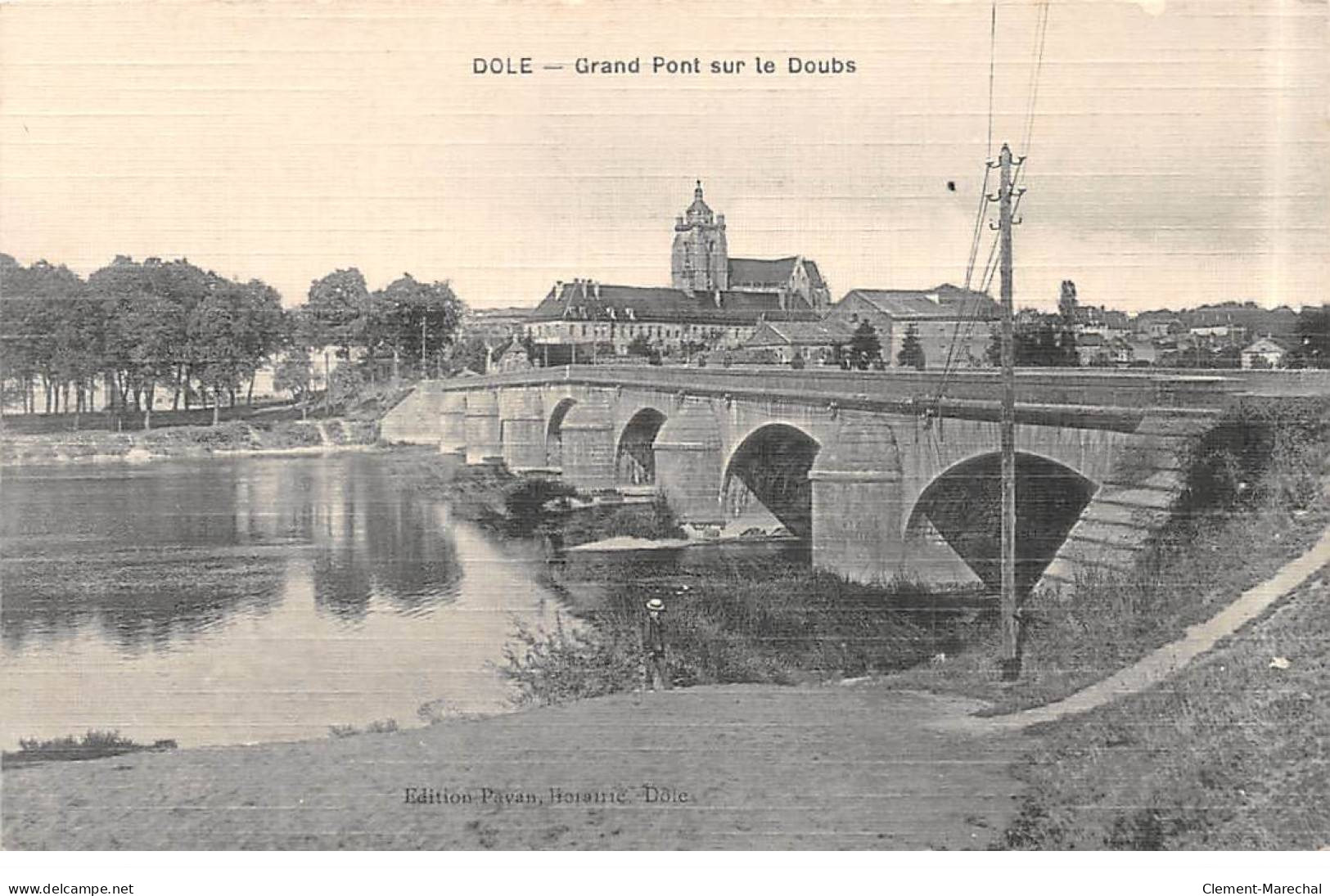 DOLE - Grand Pont Sur Le Doubs - Très Bon état - Dole