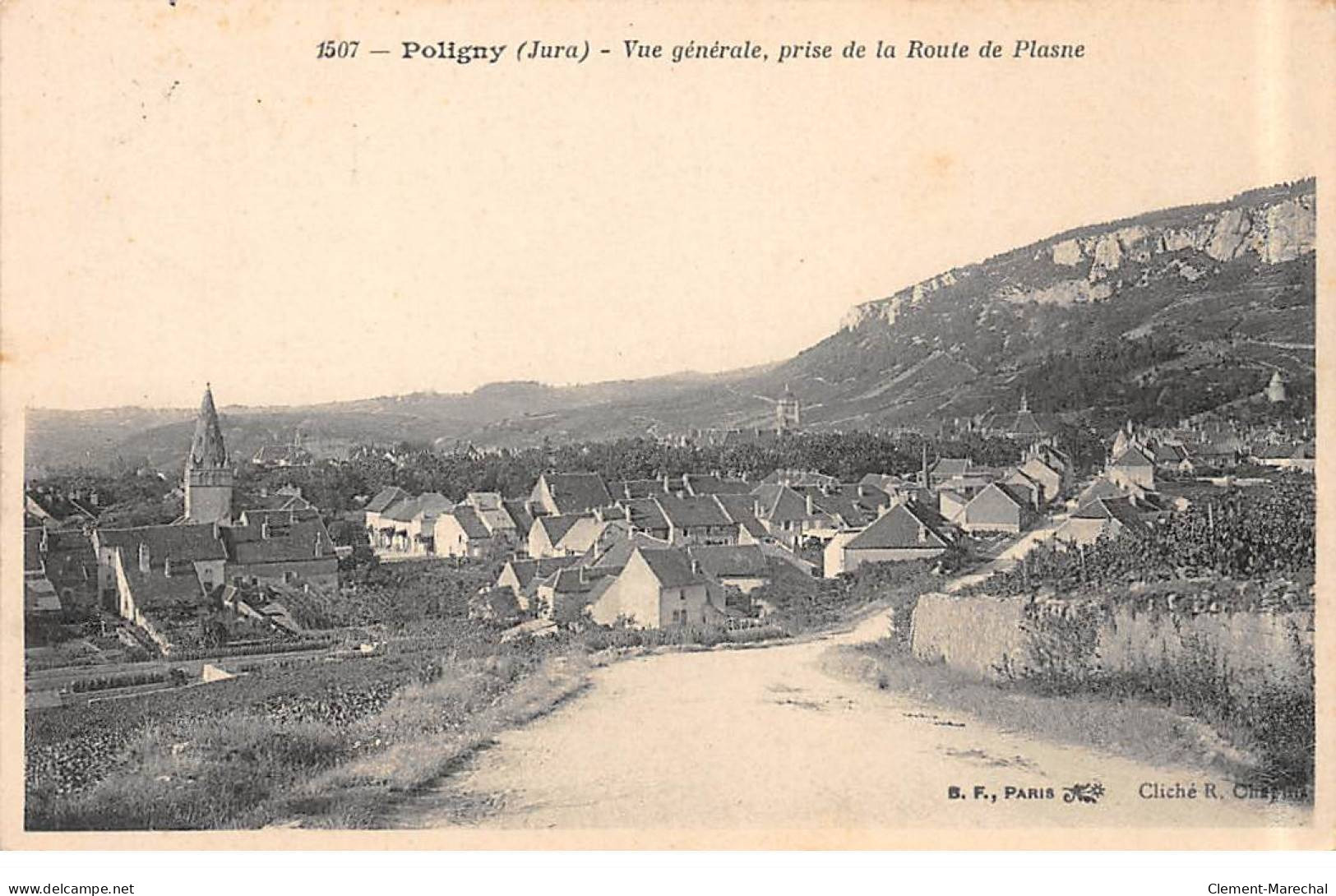 POLIGNY - Vue Générale, Prise De La Route De Plasne - Très Bon état - Poligny