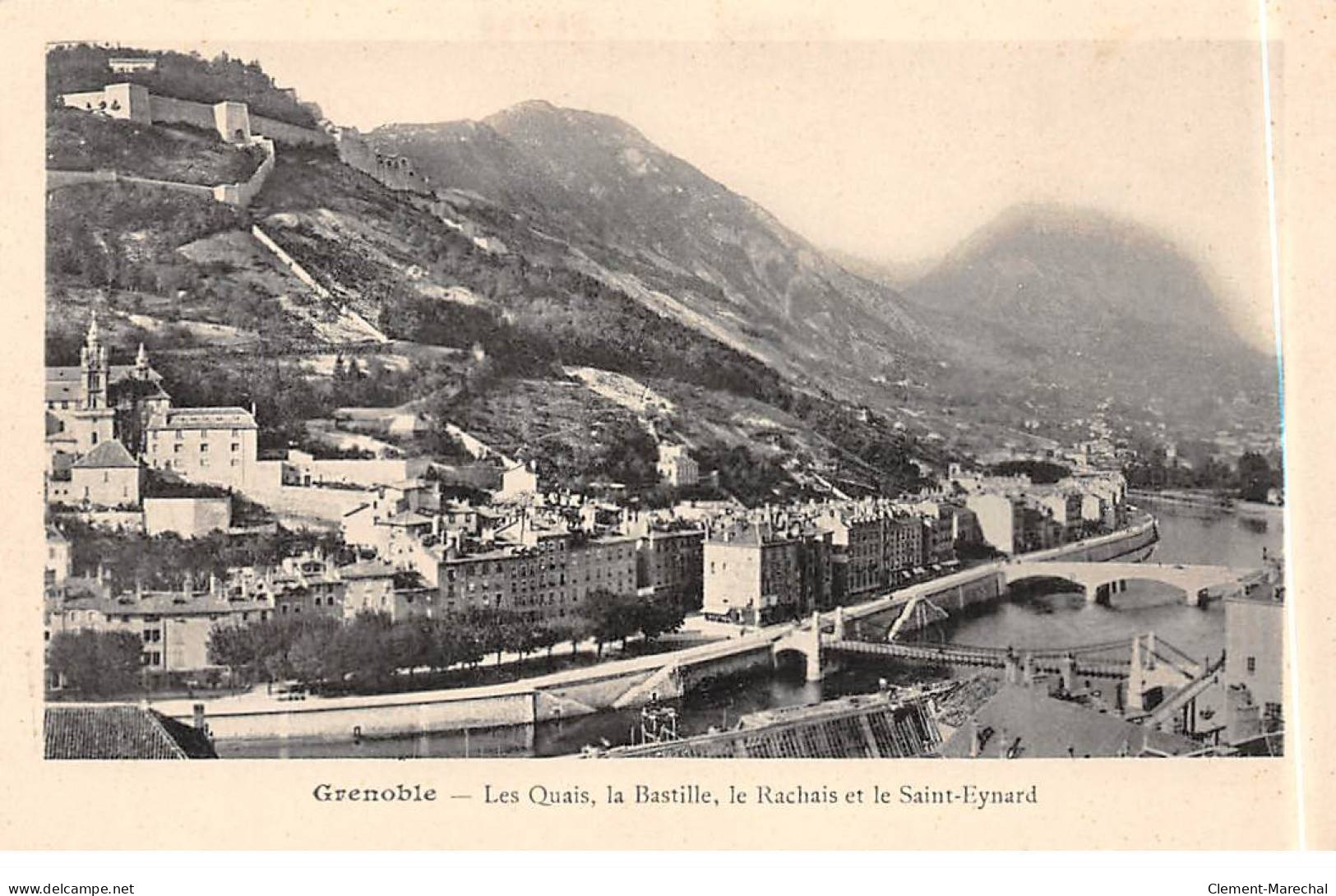 GRENOBLE - Les Quais, La Bastille, Le Rachais Et Le Saint Eynard - Très Bon état - Grenoble