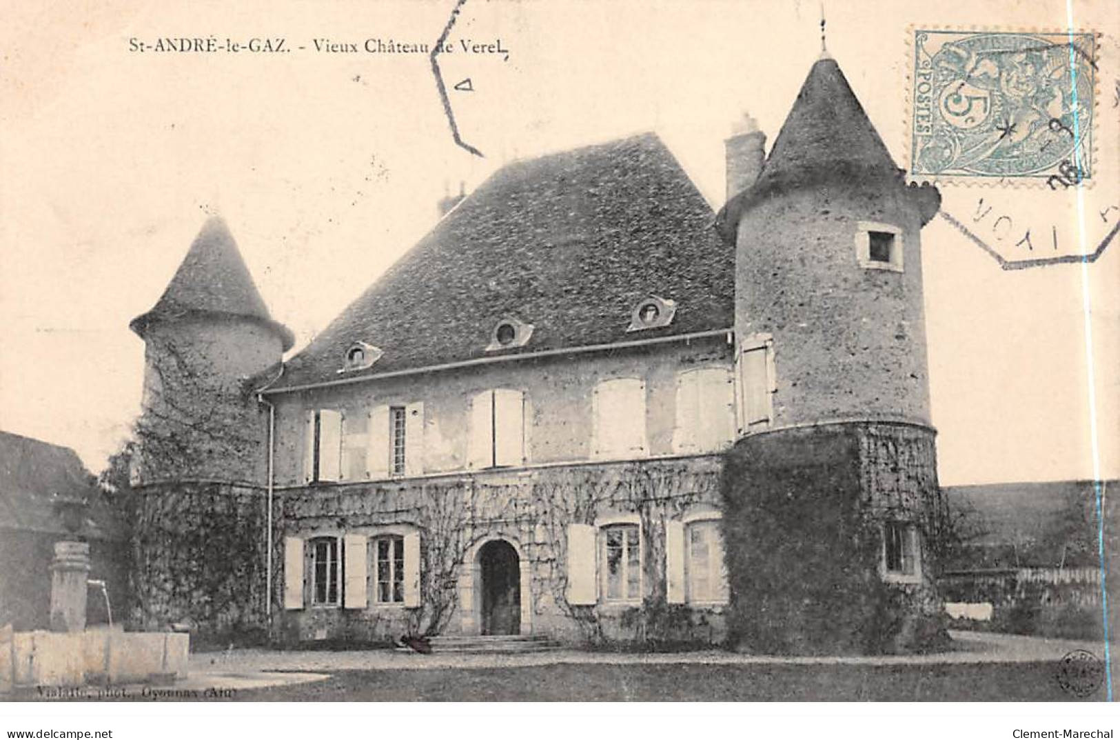 SAINT ANDRE LE GAZ - Vieux Château De Verel - Très Bon état - Saint-André-le-Gaz