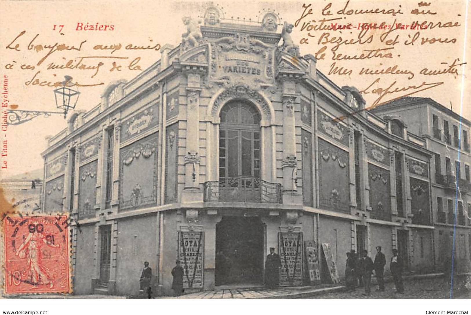 BEZIERS - Hôtel Des Variétés - état - Beziers