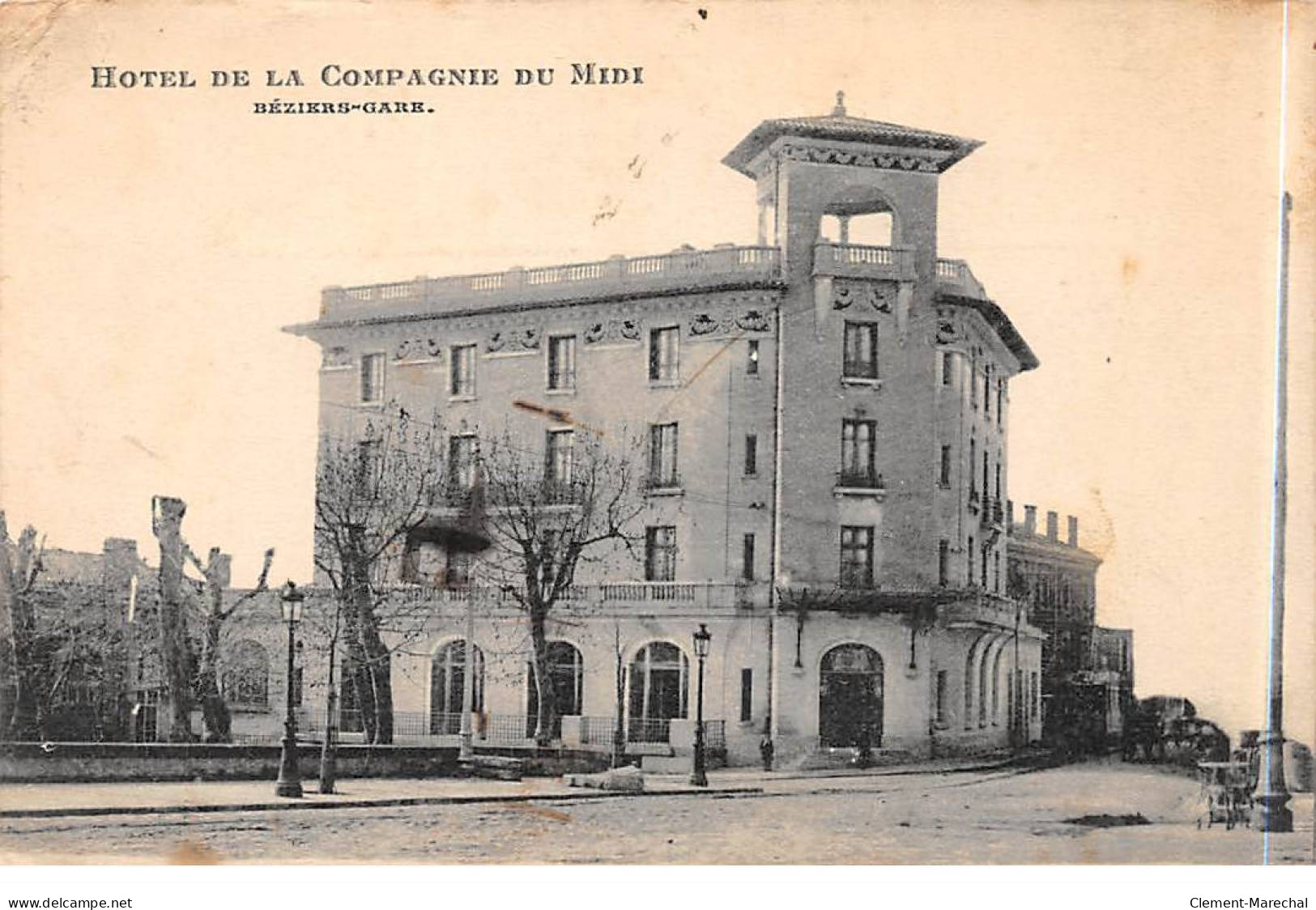BEZIERS - Gare - Hôtel De La Compagnie Du Midi - état - Beziers