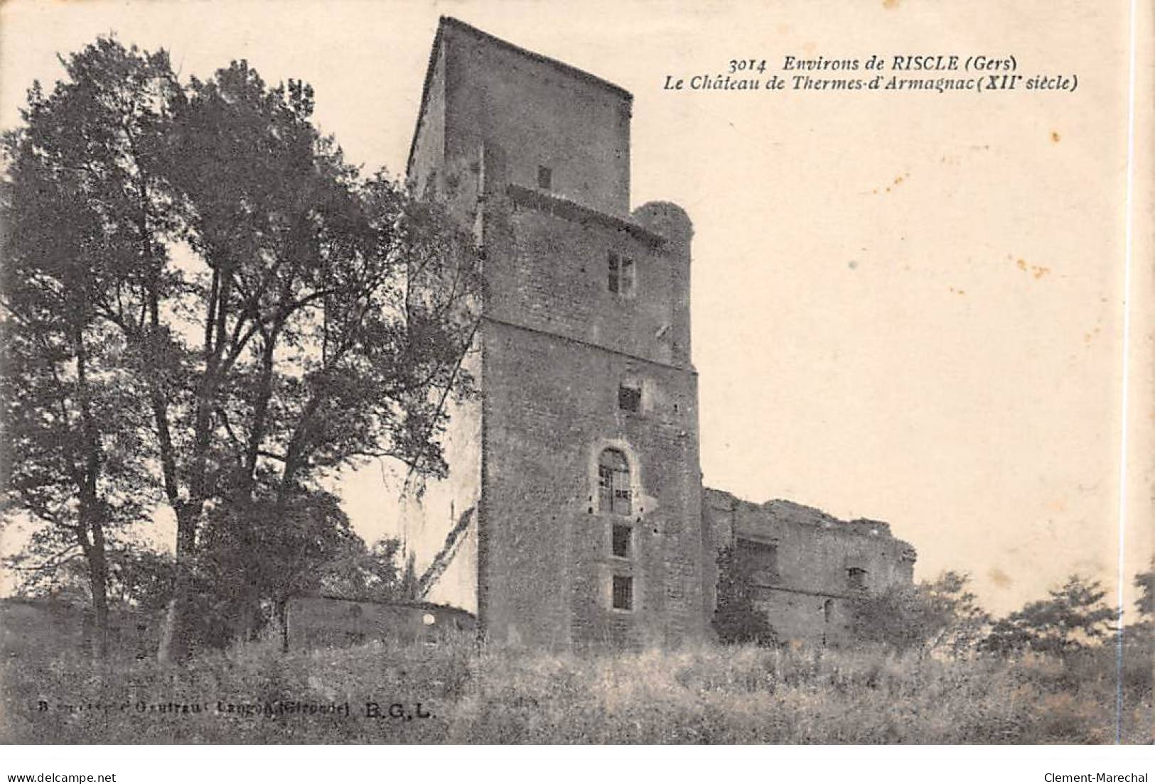 Le Château De Thermes D'Armagnac - état - Sonstige & Ohne Zuordnung