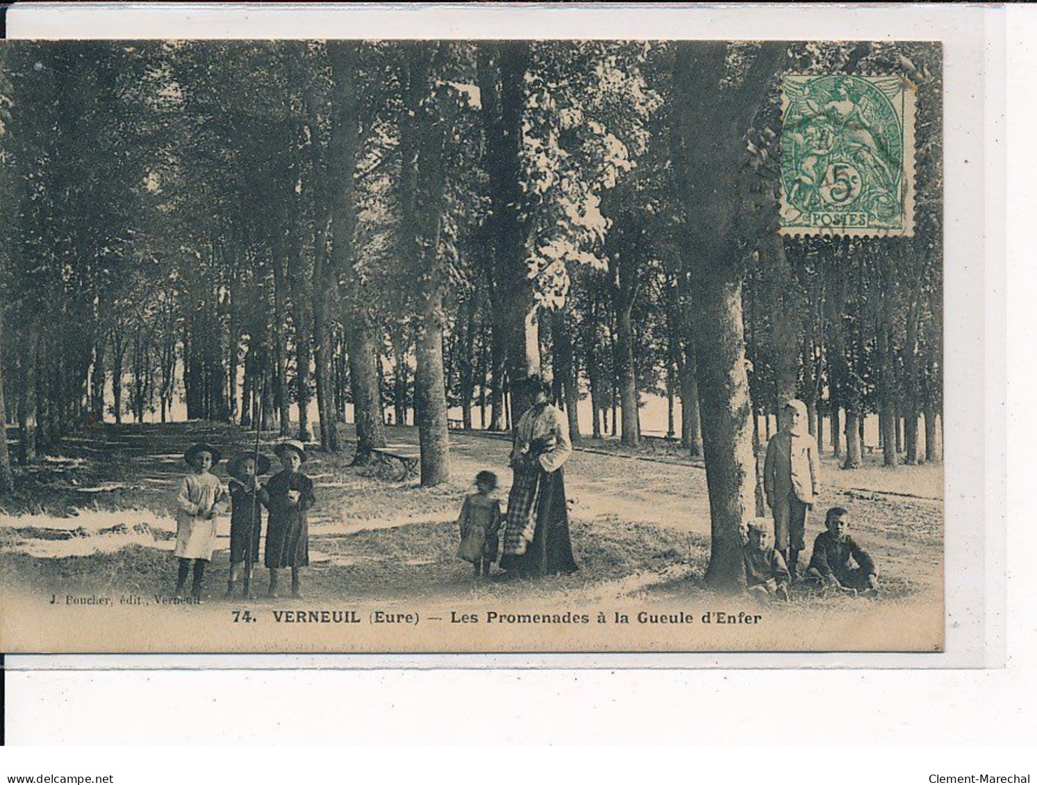 VERNEUIL : Les Promenades à La Gueule D'Enfer - Très Bon état - Verneuil-sur-Avre