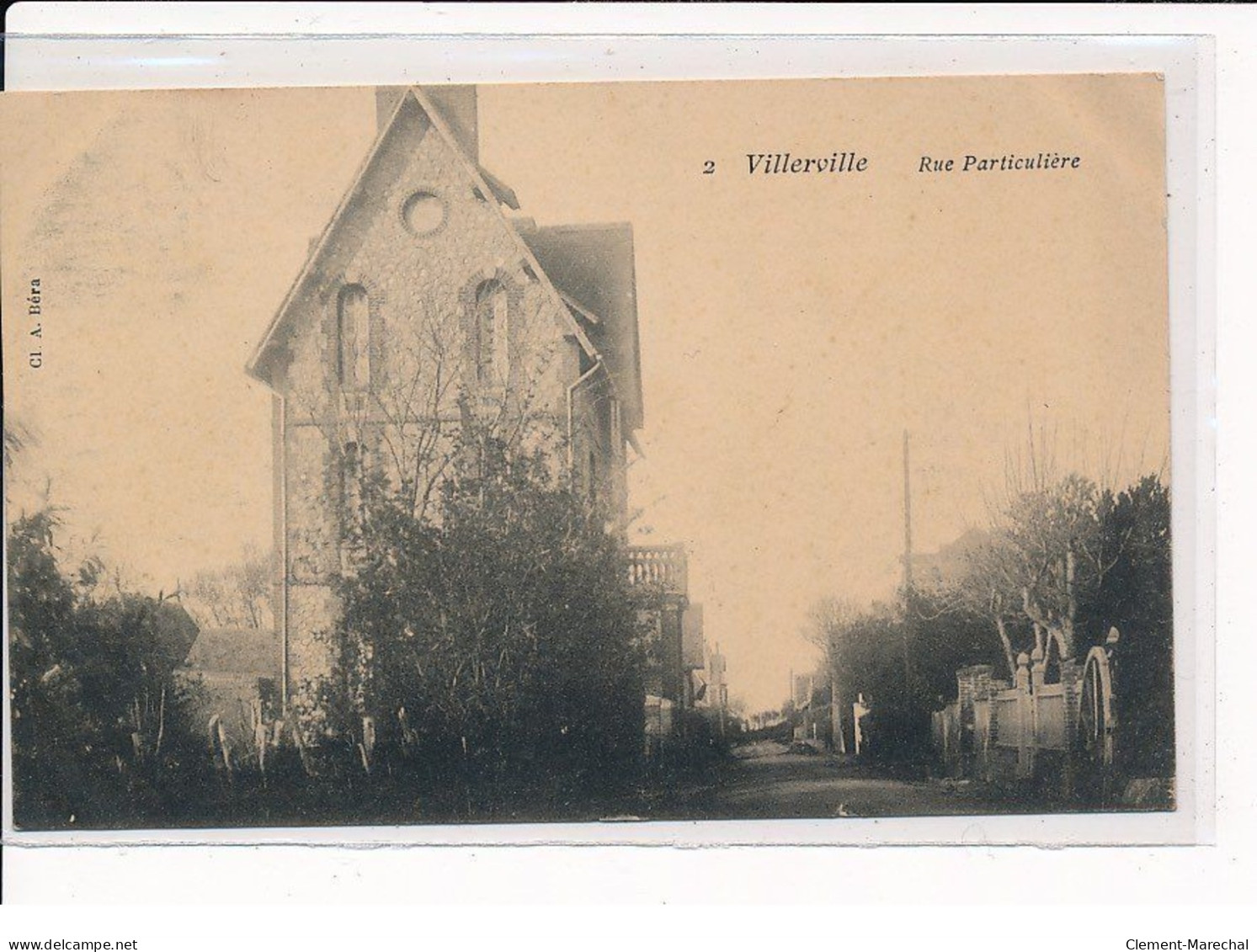 VILLERVILLE : Rue Particulière - Très Bon état - Villerville