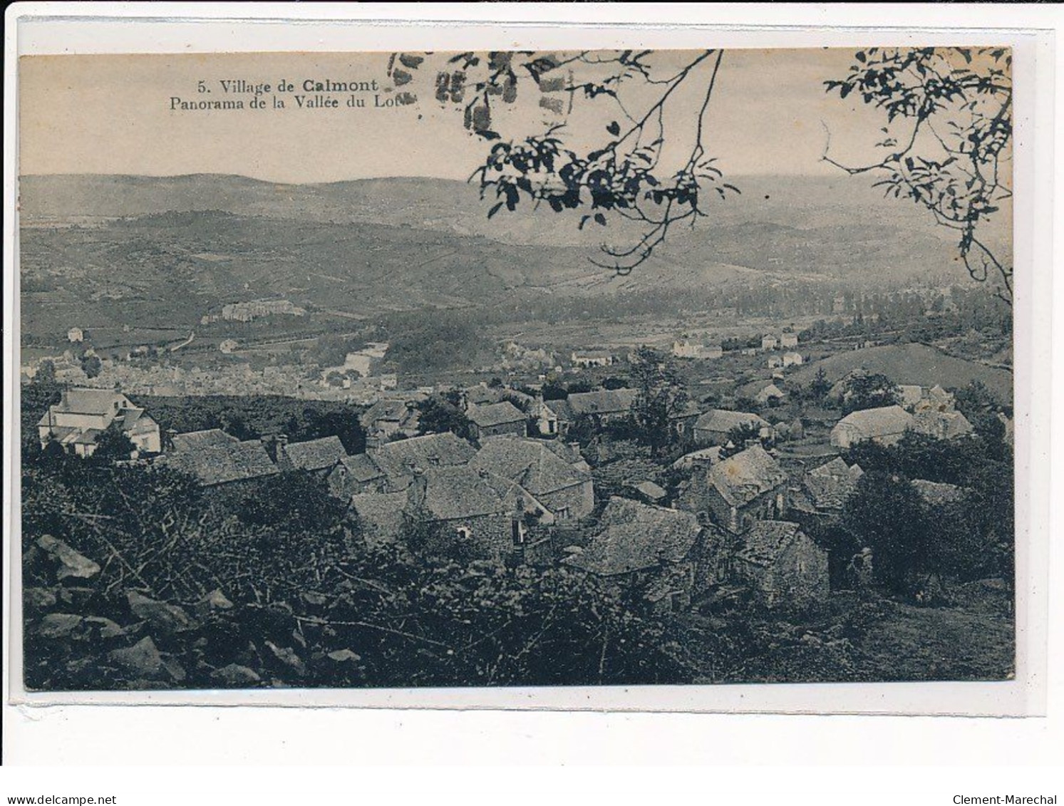 Village Du CALMONT : Panorama De La Vallée Du Lot - Très Bon état - Other & Unclassified