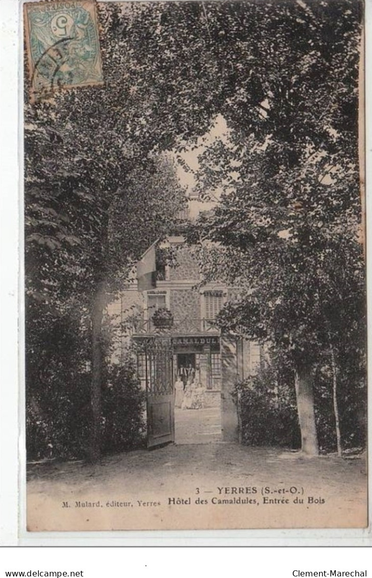 YERRES : Hôtel Des Camaldules - Entrée Du Bois - Très Bon état - Yerres