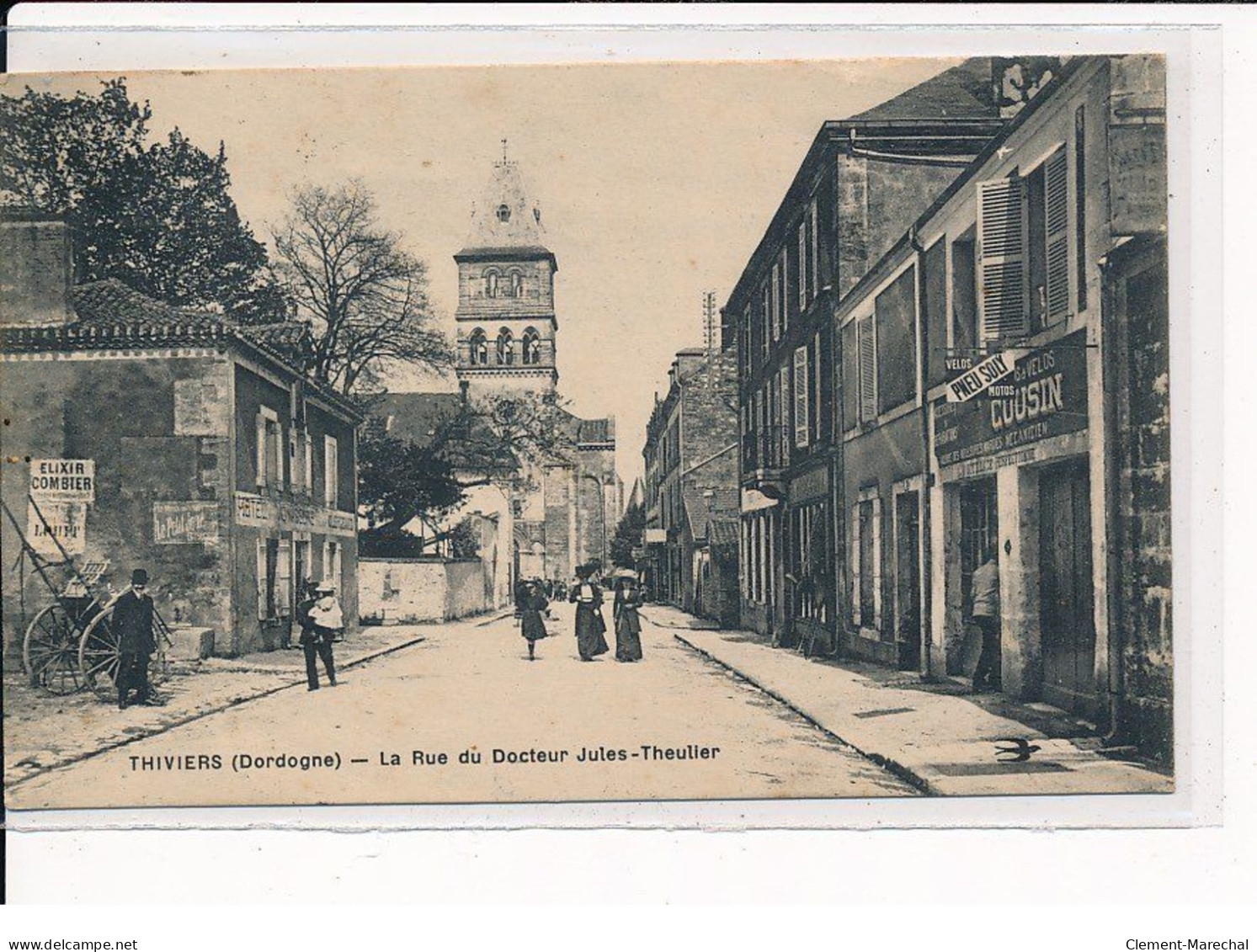 THIVIERS : La Rue Du Docteur Jules-Theulier - Très Bon état - Thiviers