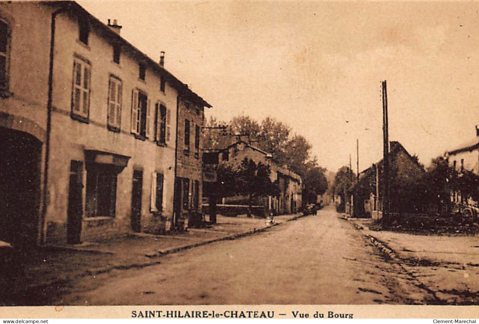 SAINT-HILAIRE-le-CHATEAU : Vue Du Bourg - Tres Bon Etat - Other & Unclassified