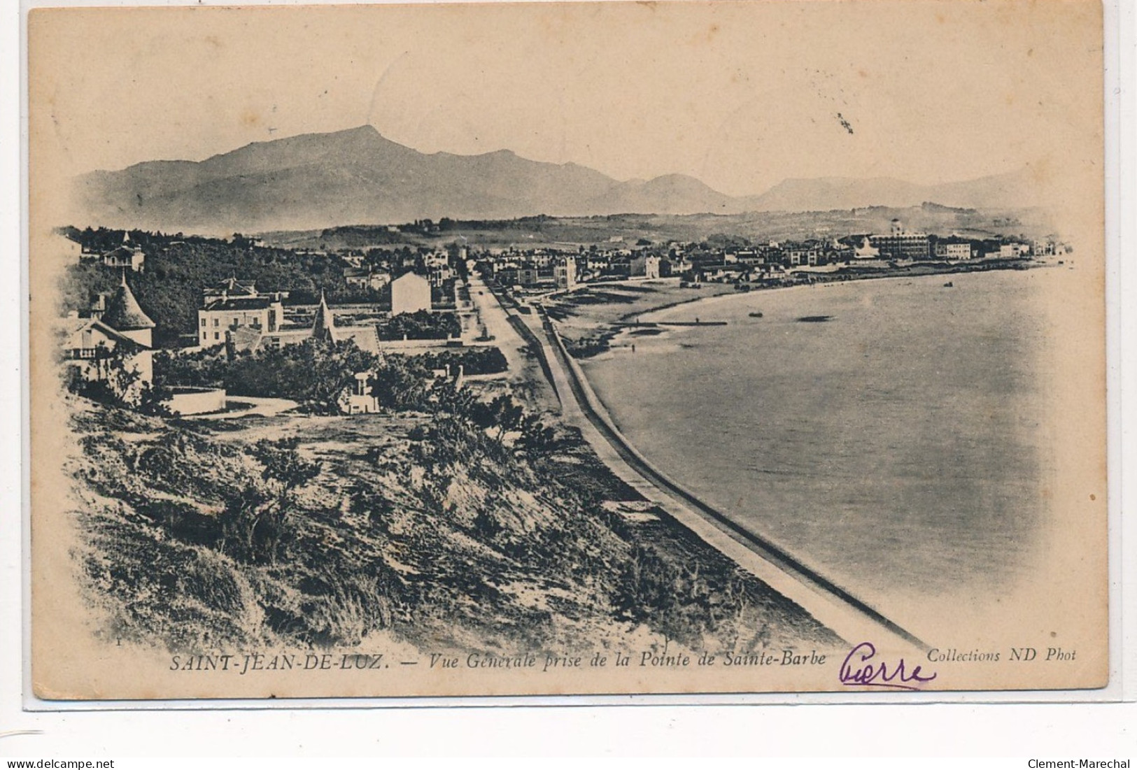 SAINT-JEAN De LUZ : Vue Generale Prise De La Pointe De Sainte-barbe - Tres Bon Etat - Saint Jean De Luz