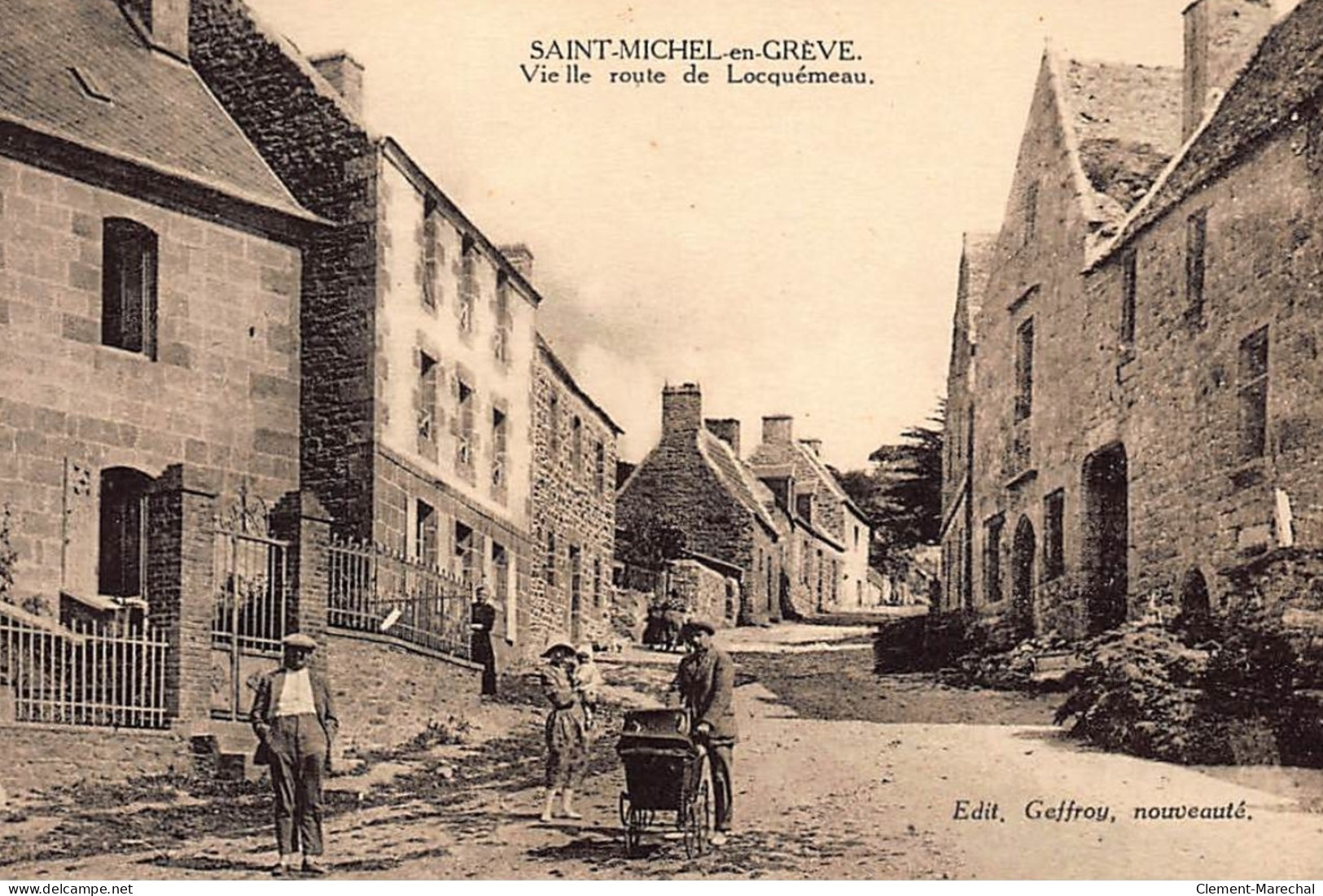 SAINT-MICHEL-en-GREVE : Vieille Route De Locquémeau - Tres Bon Etat - Saint-Michel-en-Grève