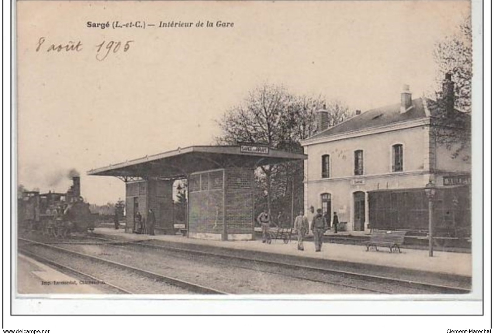 SARGE : La Gare  - Très Bon état - Sonstige & Ohne Zuordnung