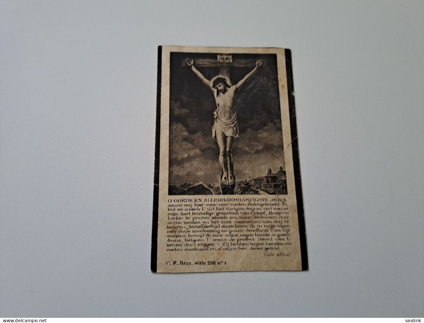 Martha Demeulenaere (Wulveringem 1894 - Alveringem 1930);Clarysse - Devotion Images