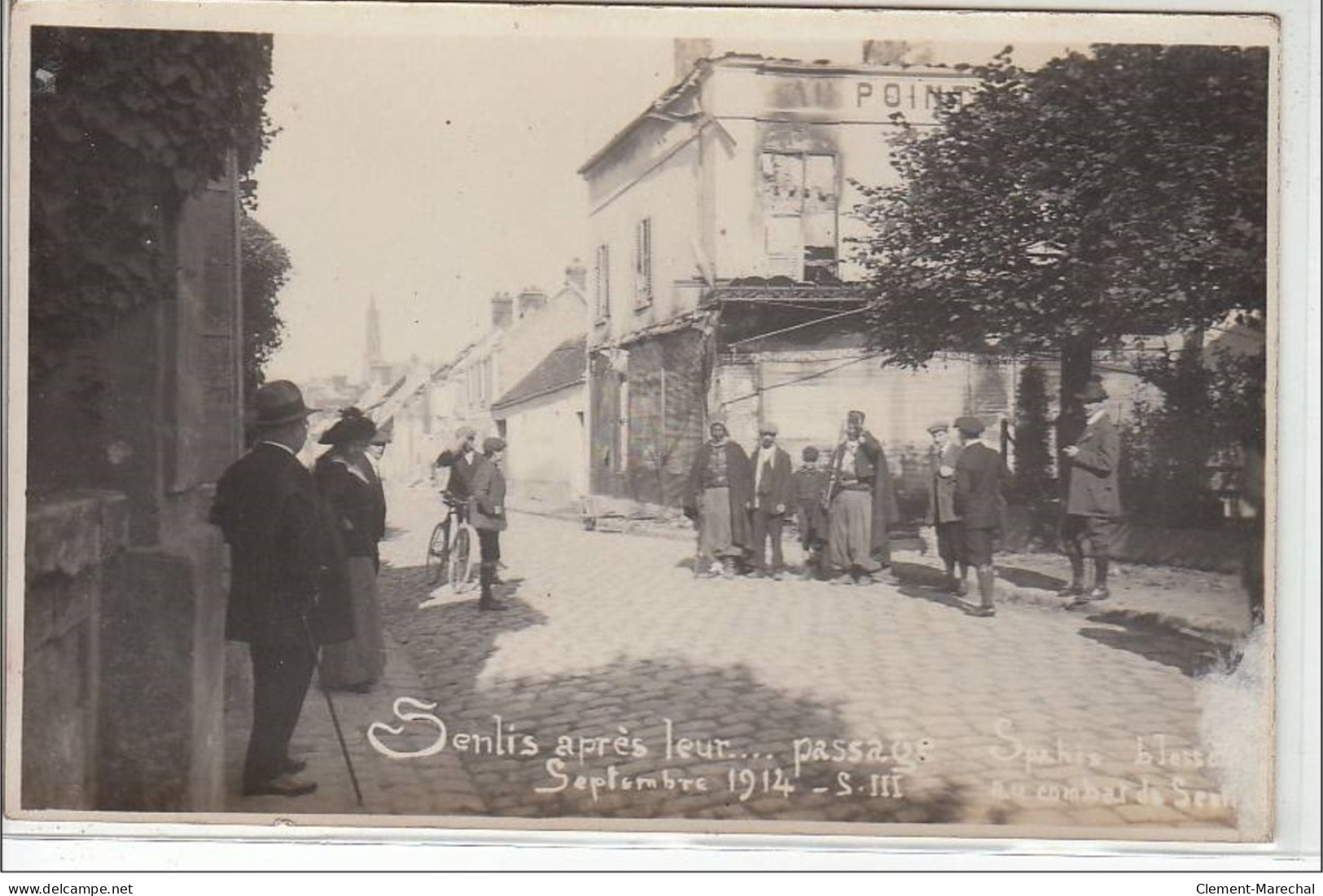 SENLIS : Spahis Blessé Au Combat De Senlis Septembre 1914 - Très Bon état - Senlis