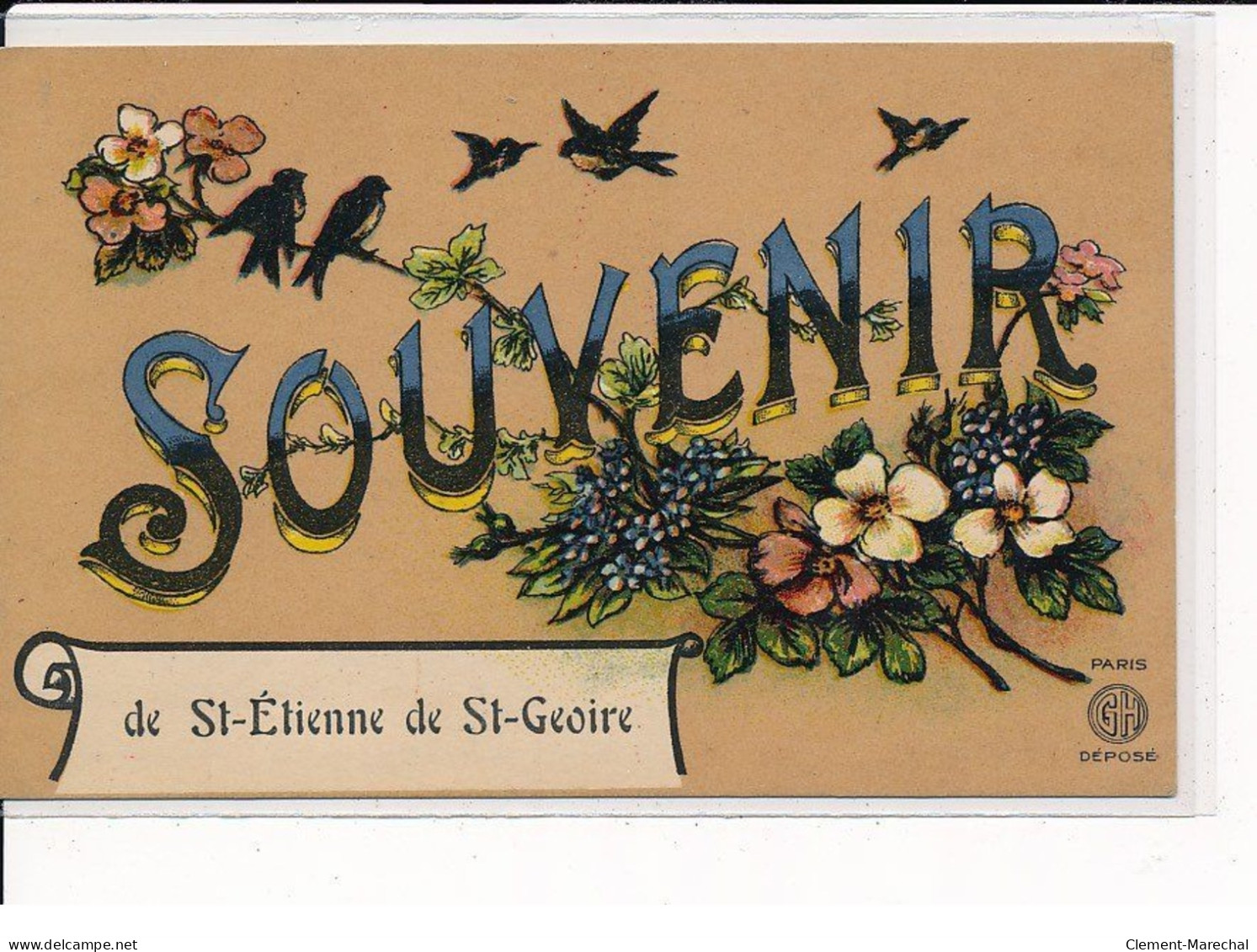 ST-ETIENNE De ST-GEOIRE : Carte Souvenir - Très Bon état - Vinay