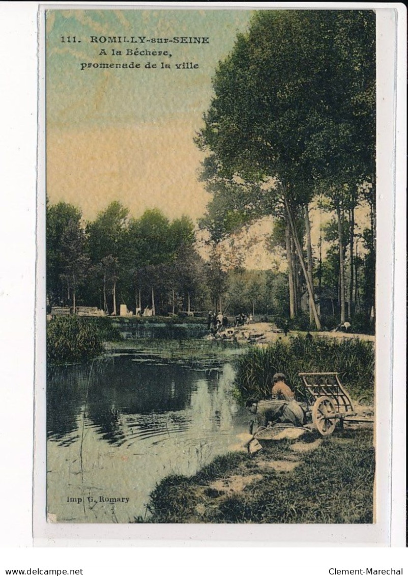 ROMILLY-SUR-SEINE : A La Béchère, Promenade De La Ville - Très Bon état - Romilly-sur-Seine