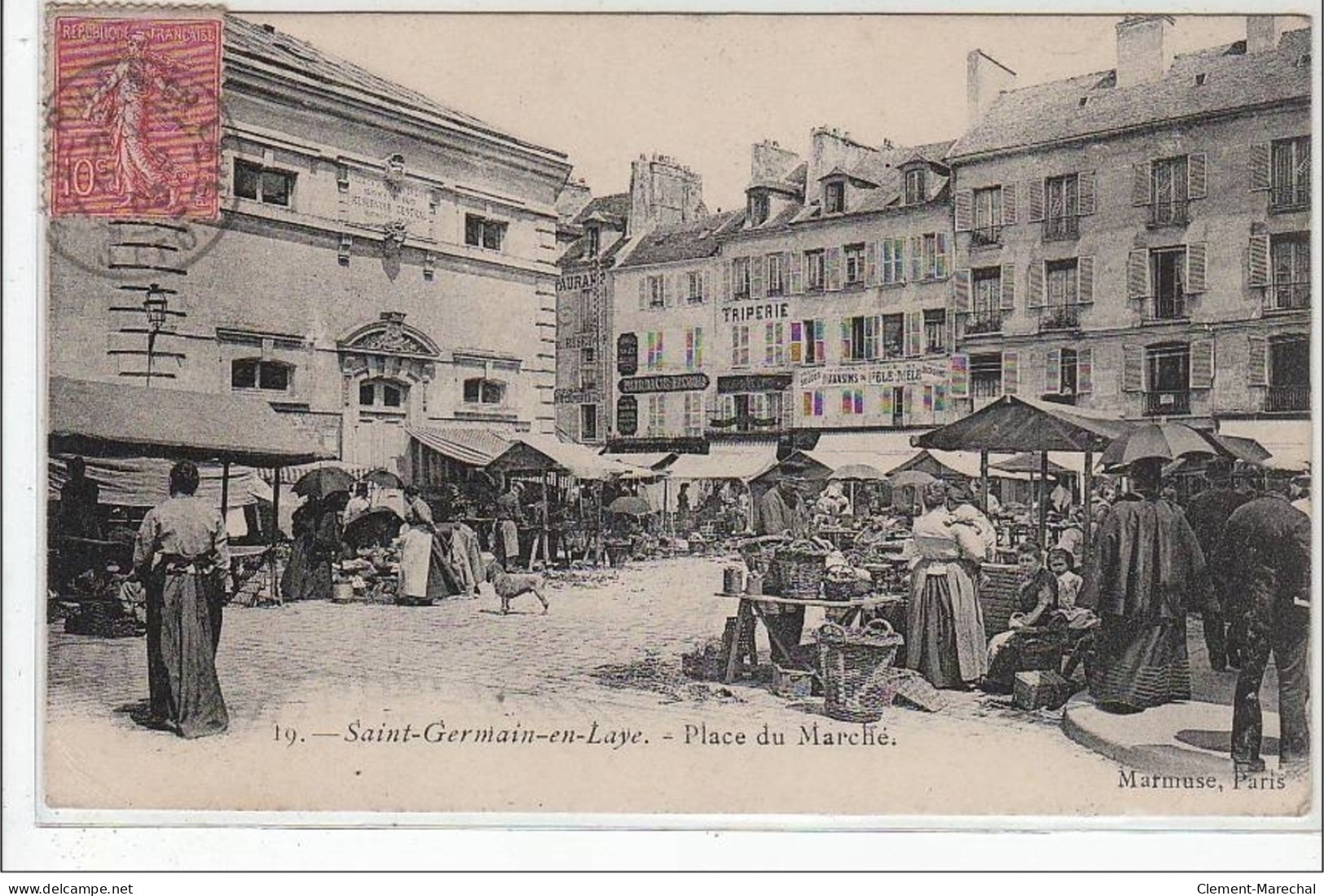 SAINT GERMAIN EN LAYE : Place Du Marché - Très Bon état - St. Germain En Laye (castle)