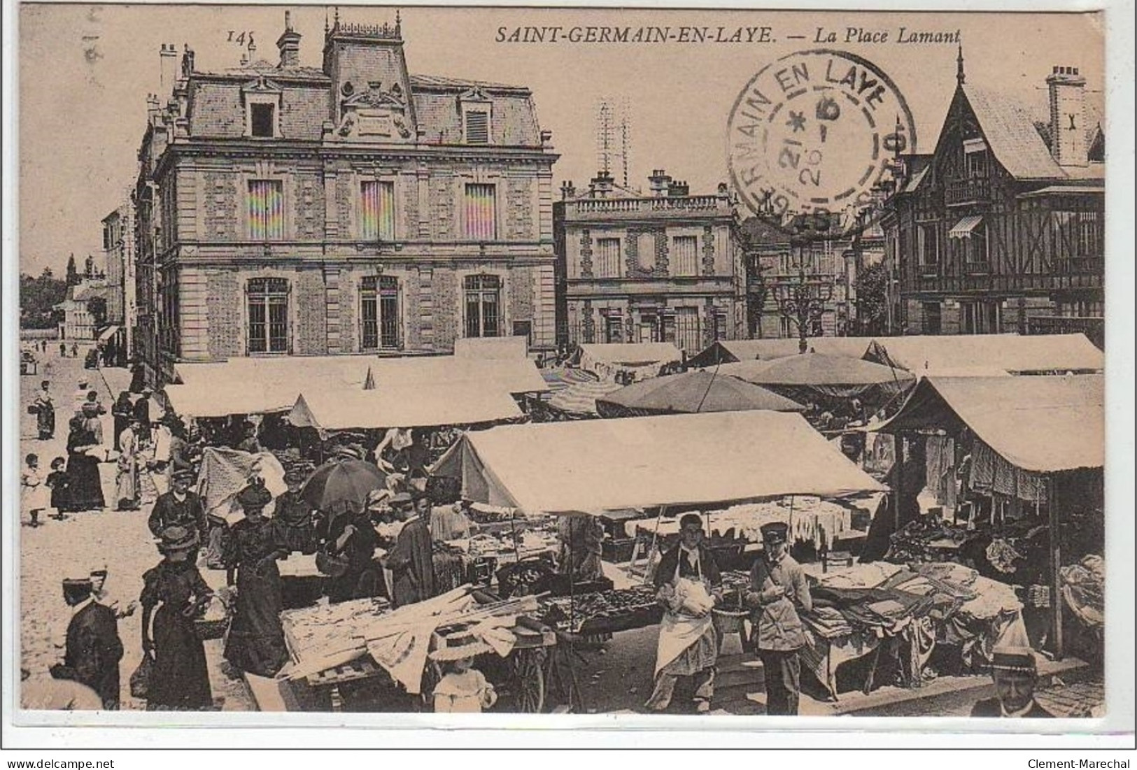 SAINT GERMAIN EN LAYE : La Place Lamant - Très Bon état - St. Germain En Laye (Schloß)