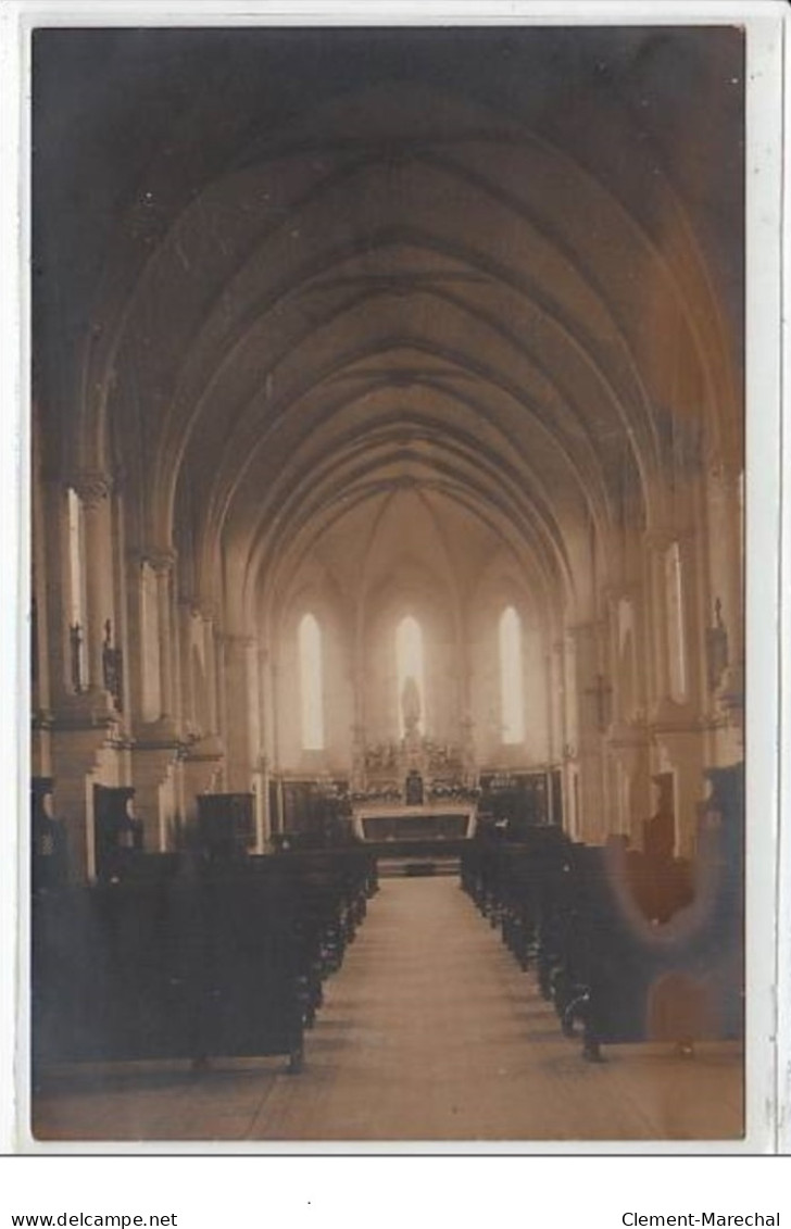 SAINT LO : Intérieur De L'église - CARTE PHOTO - Très Bon état - Saint Lo