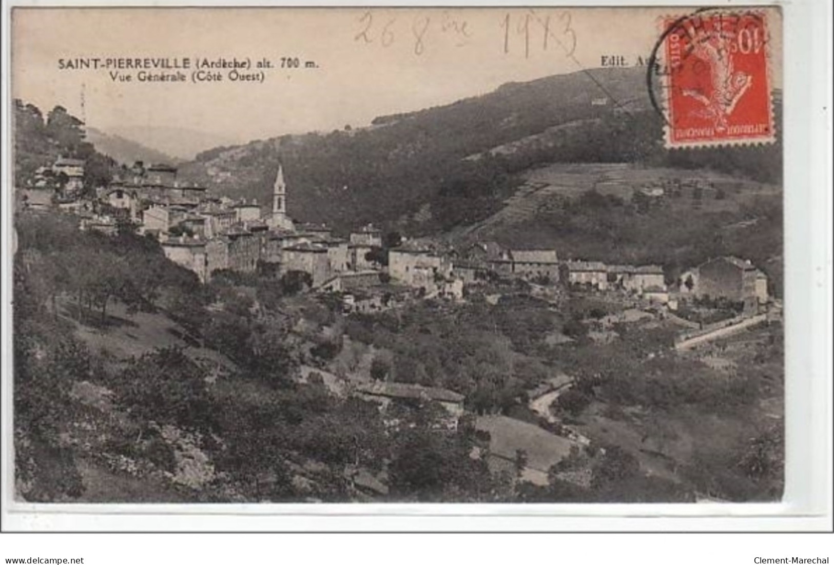 SAINT PIERREVILLE : Vue Générale - Alt. 700 M. - Très Bon état - Sonstige & Ohne Zuordnung