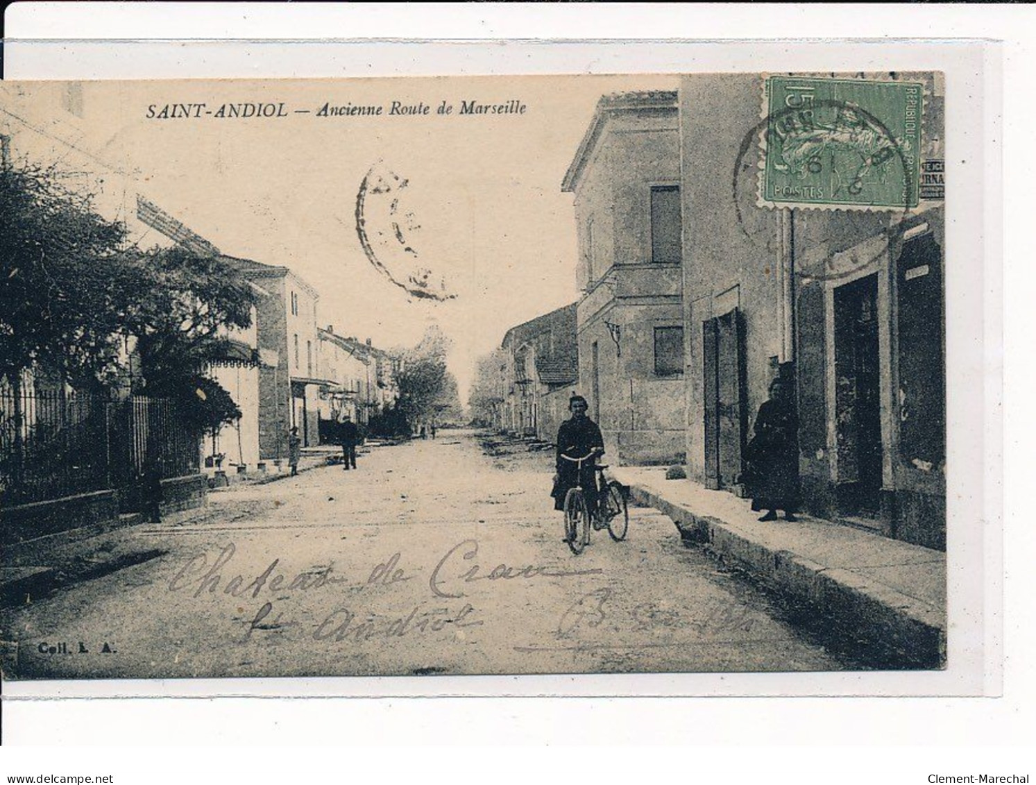 SAINT-ANDIOL : Ancienne Route De Marseille - Très Bon état - Sonstige & Ohne Zuordnung