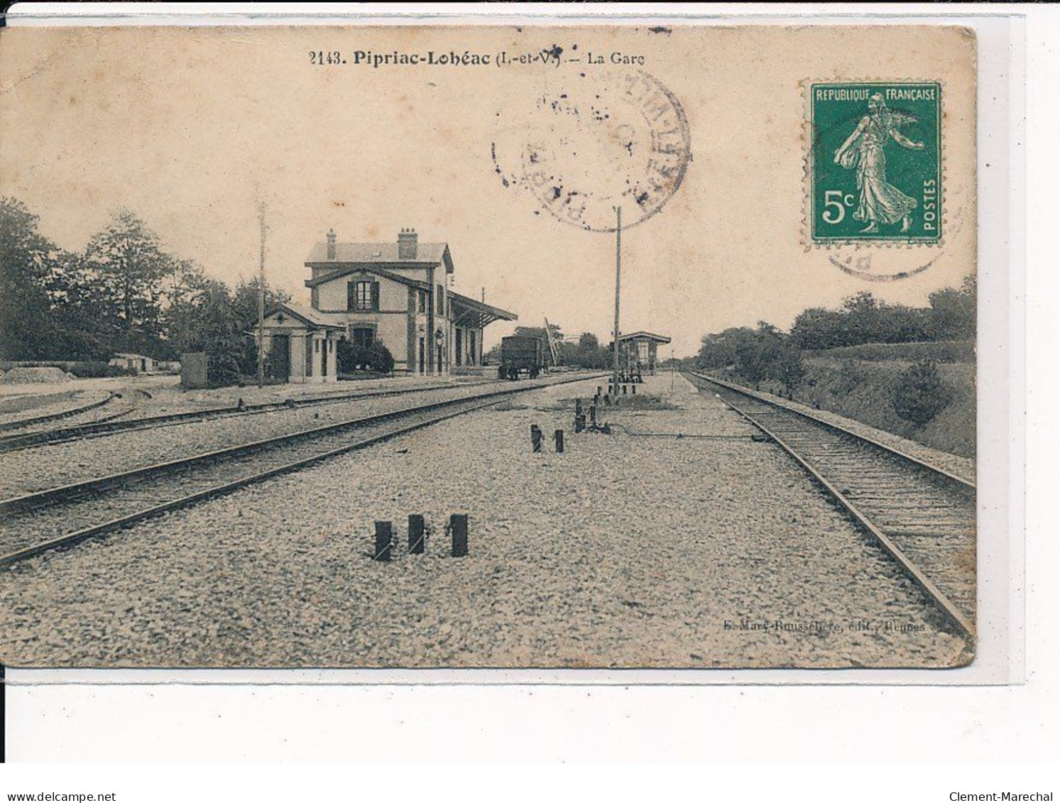 PIPRIAC-LOHEAC : La Gare - Très Bon état - Sonstige & Ohne Zuordnung