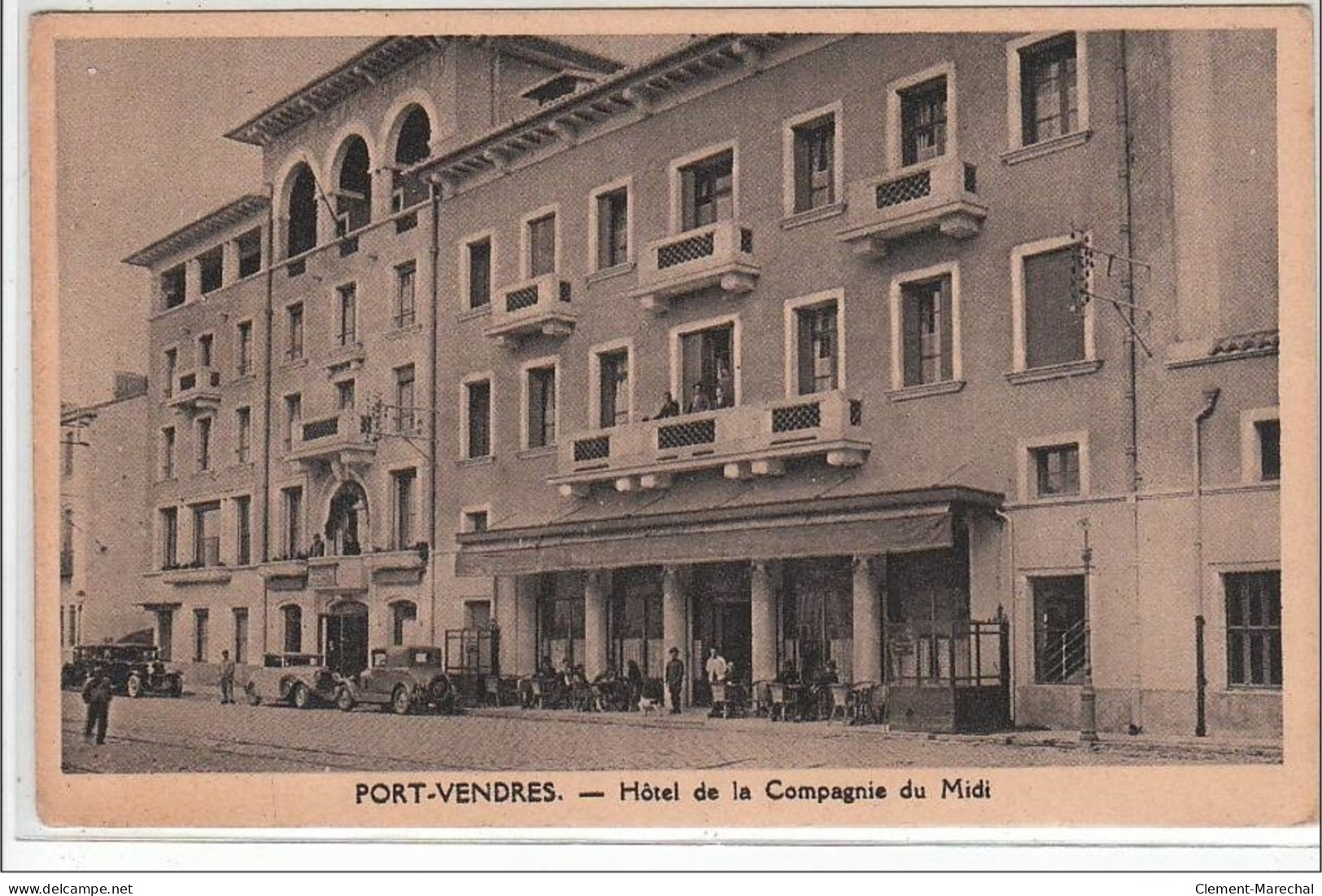 PORT VENDRES : Hôtel De La Compagnie Du Midi - Très Bon état - Port Vendres