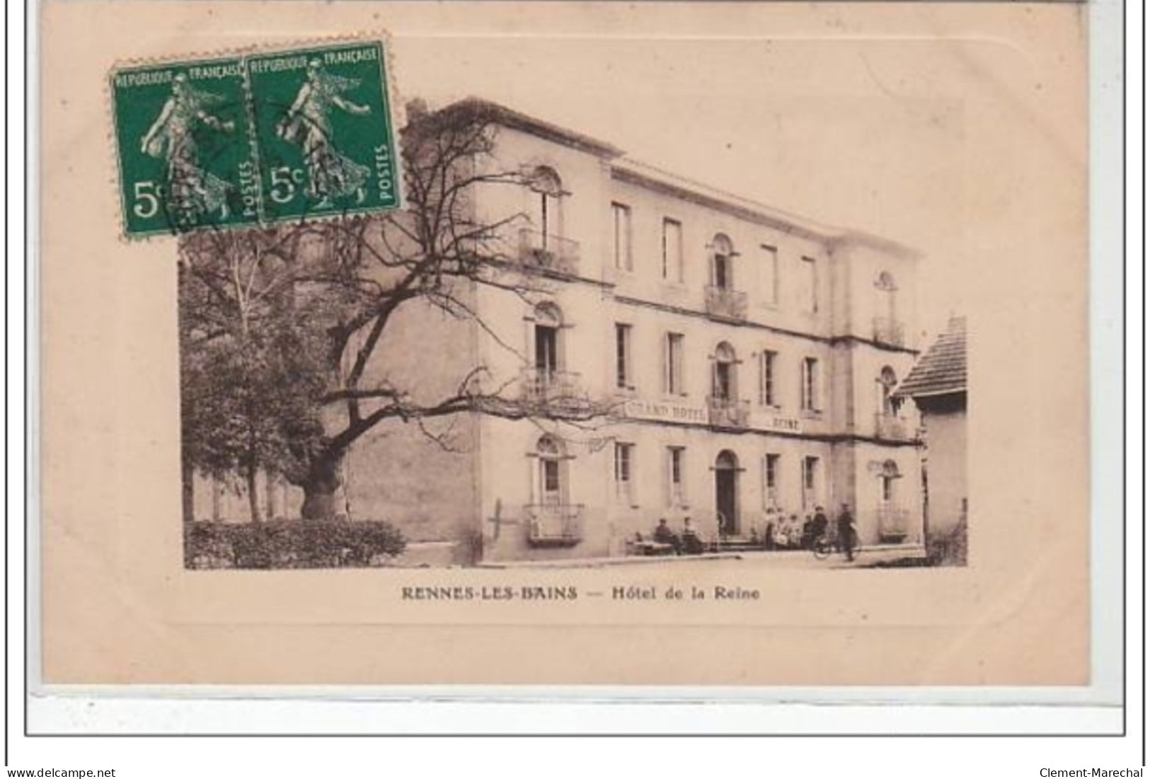 RENNES LES BAINS : Hôtel De La Reine - Très Bon état - Autres & Non Classés