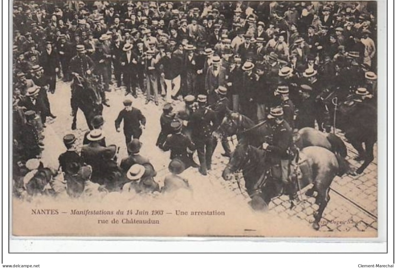 NANTES - Manifestations De 1903 - Très Bon état - Nantes