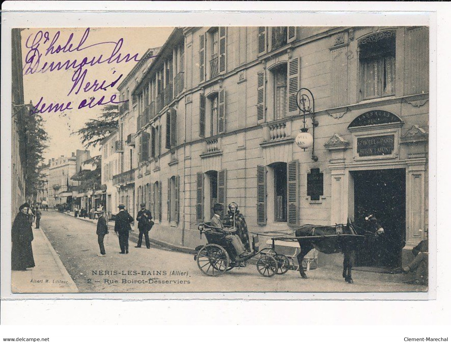 NERIS-les-BAINS : Rue Boirot-Desserviers - Très Bon état - Neris Les Bains