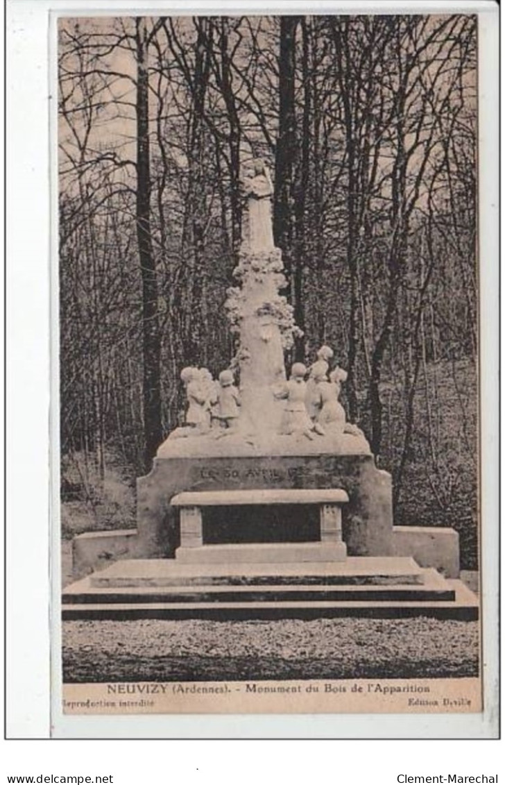 NEUVIZY : Monument Du Bois De L'Apparition - Très Bon état - Sonstige & Ohne Zuordnung