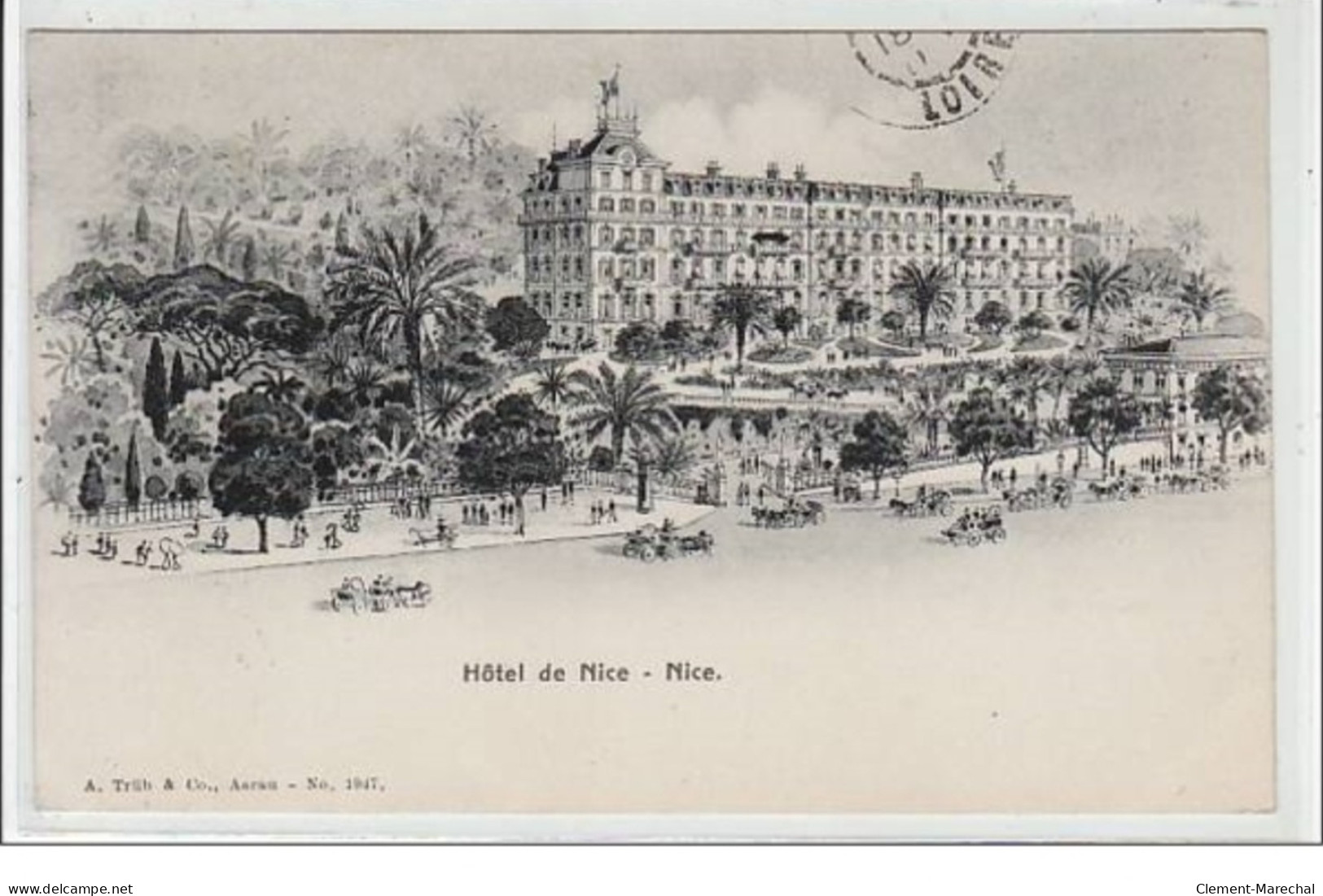 NICE : Hôtel De Nice - Très Bon état - Cafés, Hôtels, Restaurants