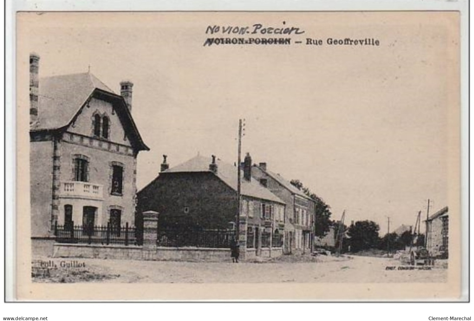 NOVION PORCIEN : Rue Geoffreville - Très Bon état - Sonstige & Ohne Zuordnung