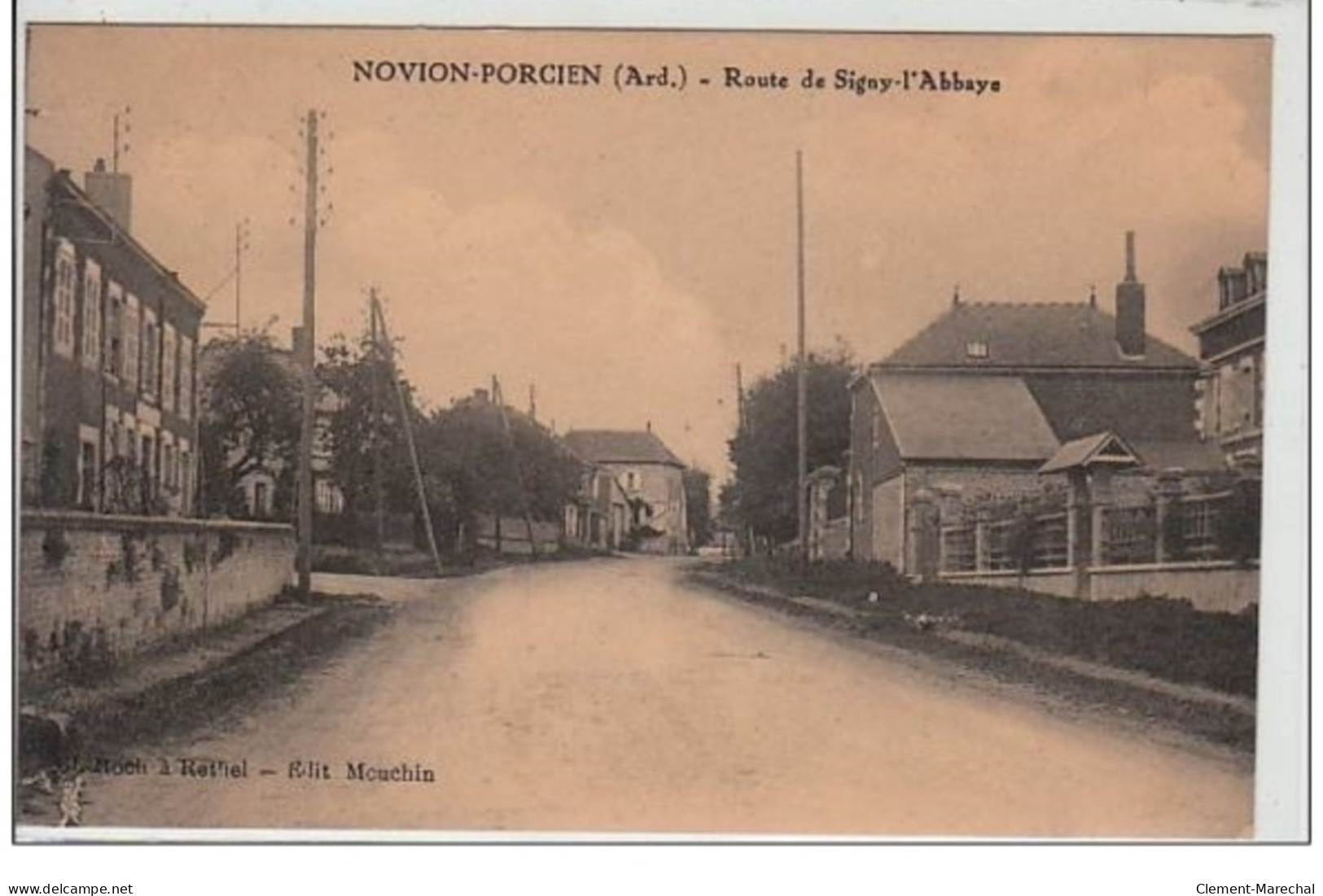 NOVION PORCIEN : Route De Signy L'Abbaye - Très Bon état - Sonstige & Ohne Zuordnung
