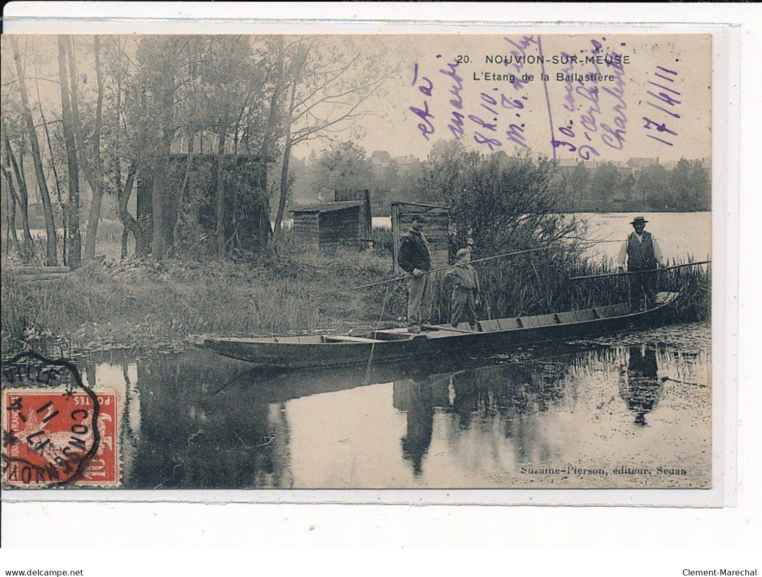 NOUVION-sur-MEUSE : L'Etang De La Ballastière - Très Bon état - Sonstige & Ohne Zuordnung