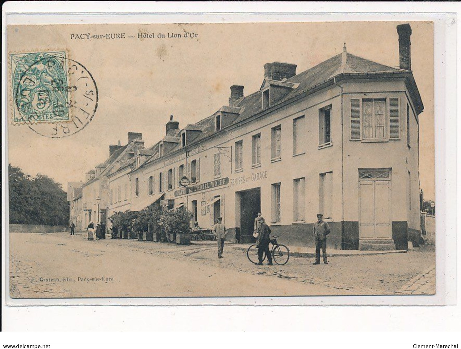 PACY-sur-EURE : Hôtel Du Lion D'Or - Très Bon état - Pacy-sur-Eure