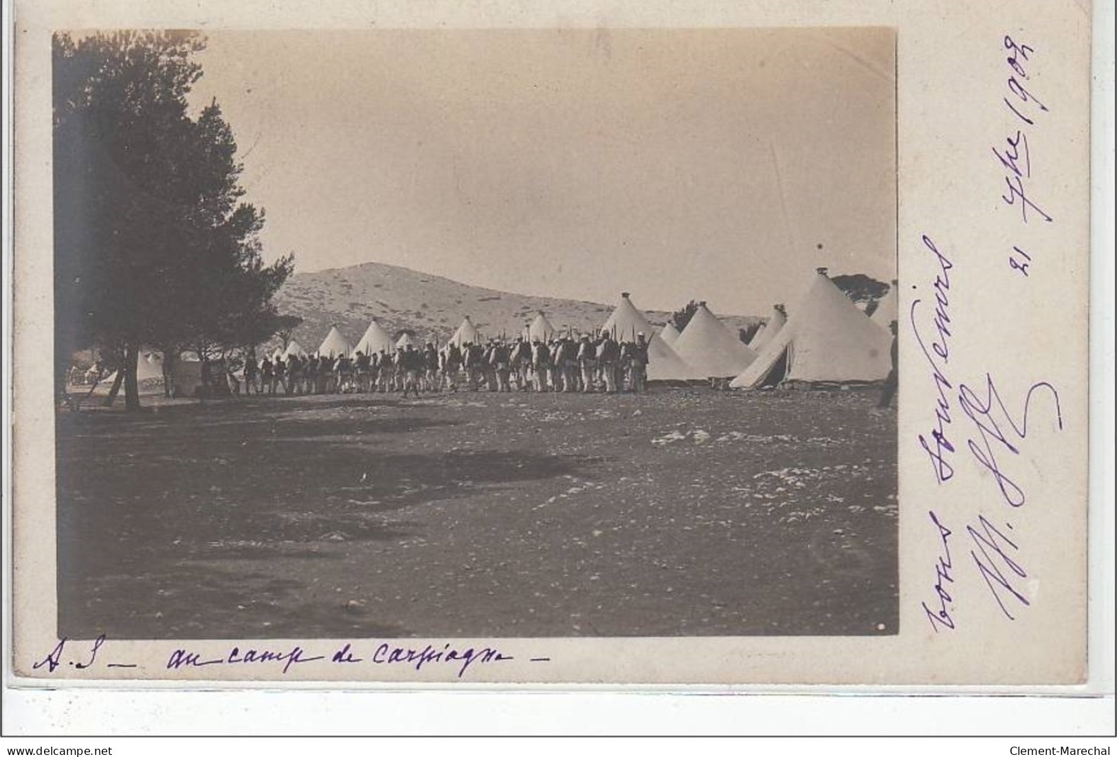 MARSEILLE : Camp De Carpiagne - MILITAIRES - Très Bon état - Other & Unclassified