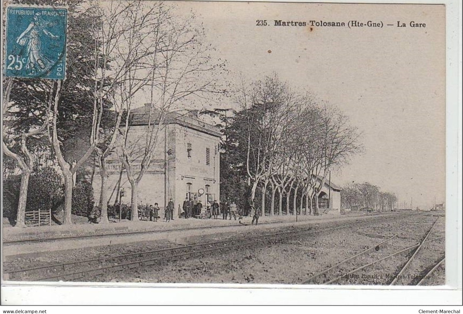 MARTRES-TOLOSANE : La Gare - Très Bon état - Altri & Non Classificati