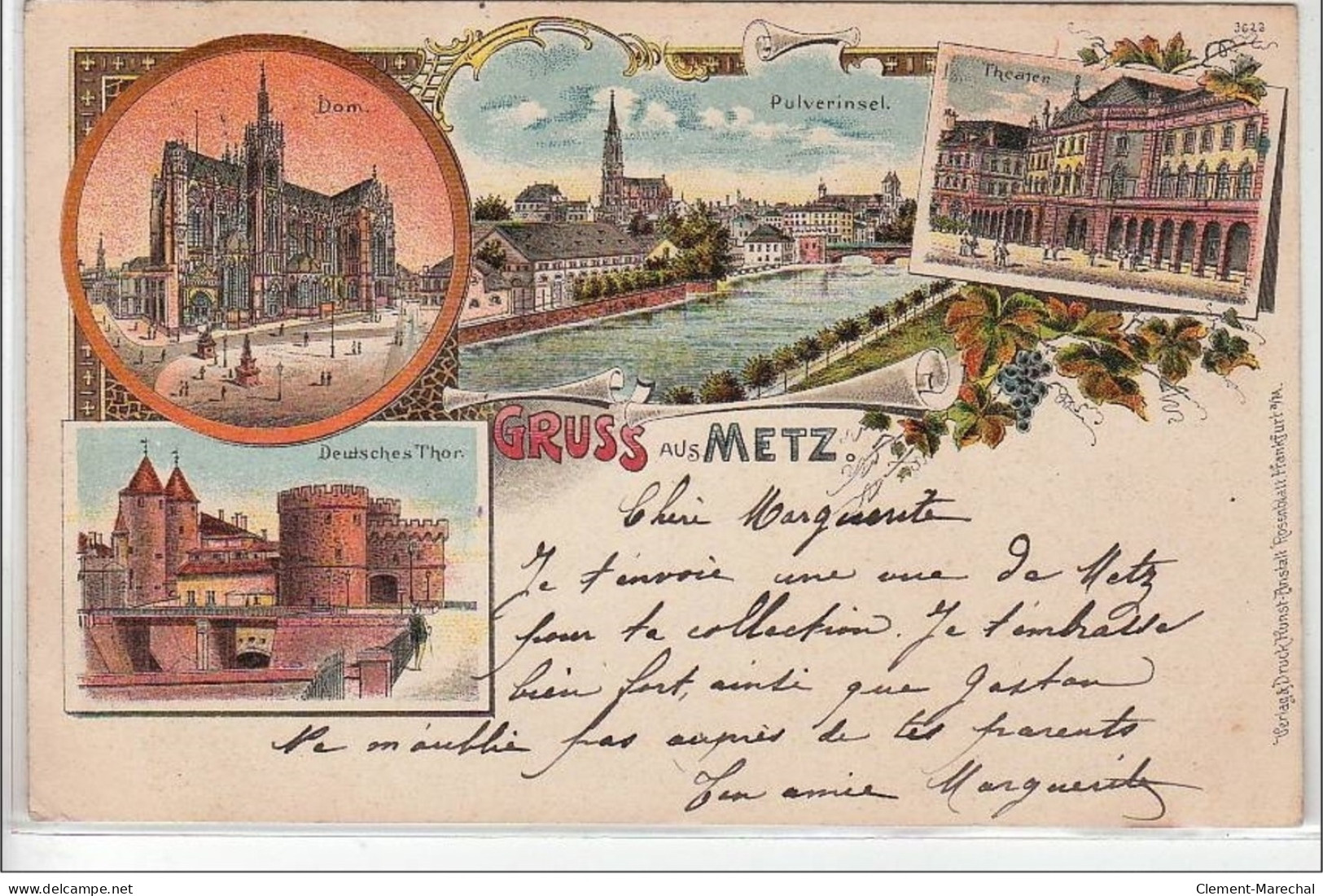 METZ - GRUSS AUS - Très Bon état - Metz