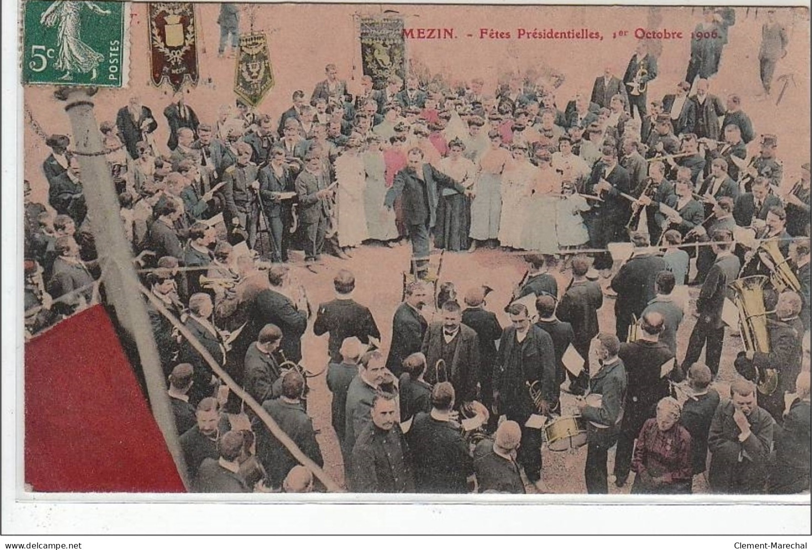 MEZIN : Fêtes Présidentielles 1er Octobre 1906 - état - Tonneins