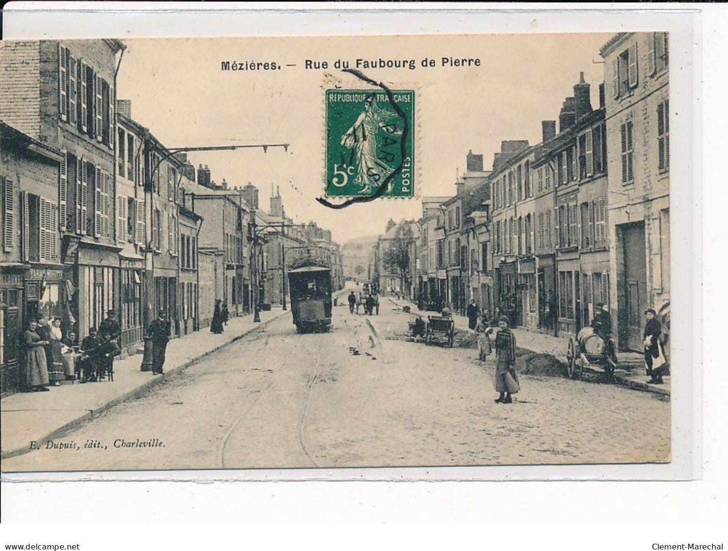 MEZIERES : Rue Du Faubourg De Pierre - Très Bon état - Autres & Non Classés