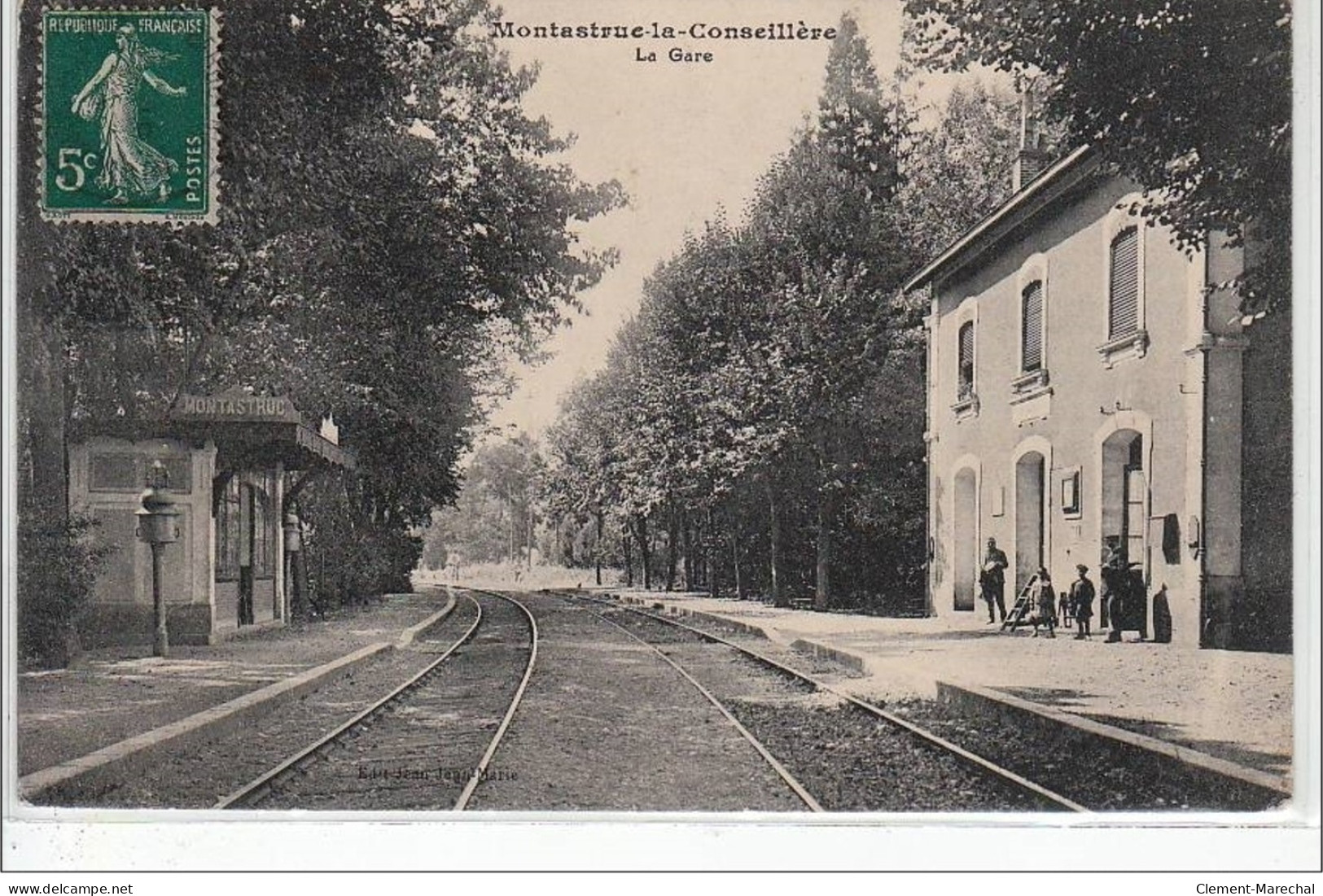 MONTASTRUC LA CONSEILLERE : La Gare - Très Bon état - Altri & Non Classificati